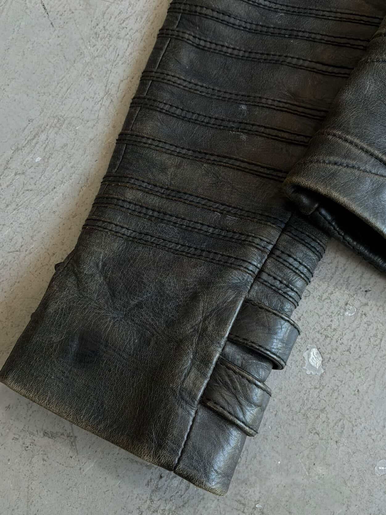 2003 Dior Hedi Slimane Leather Jacket