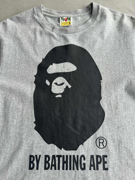 Bape Gray Big Head Tee