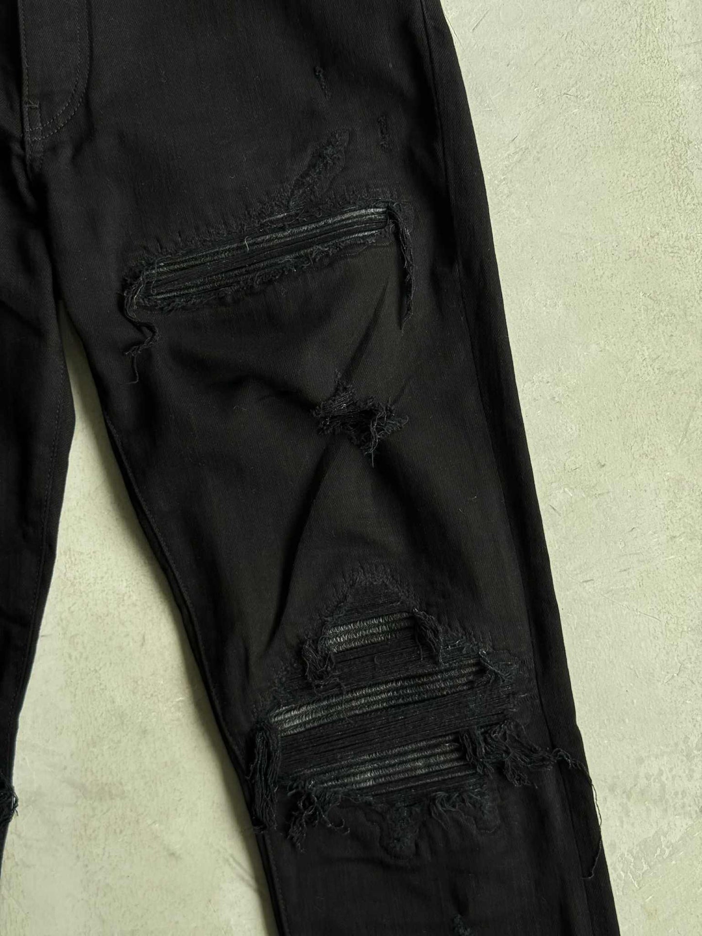 Amiri Distressed Skinny Jeans