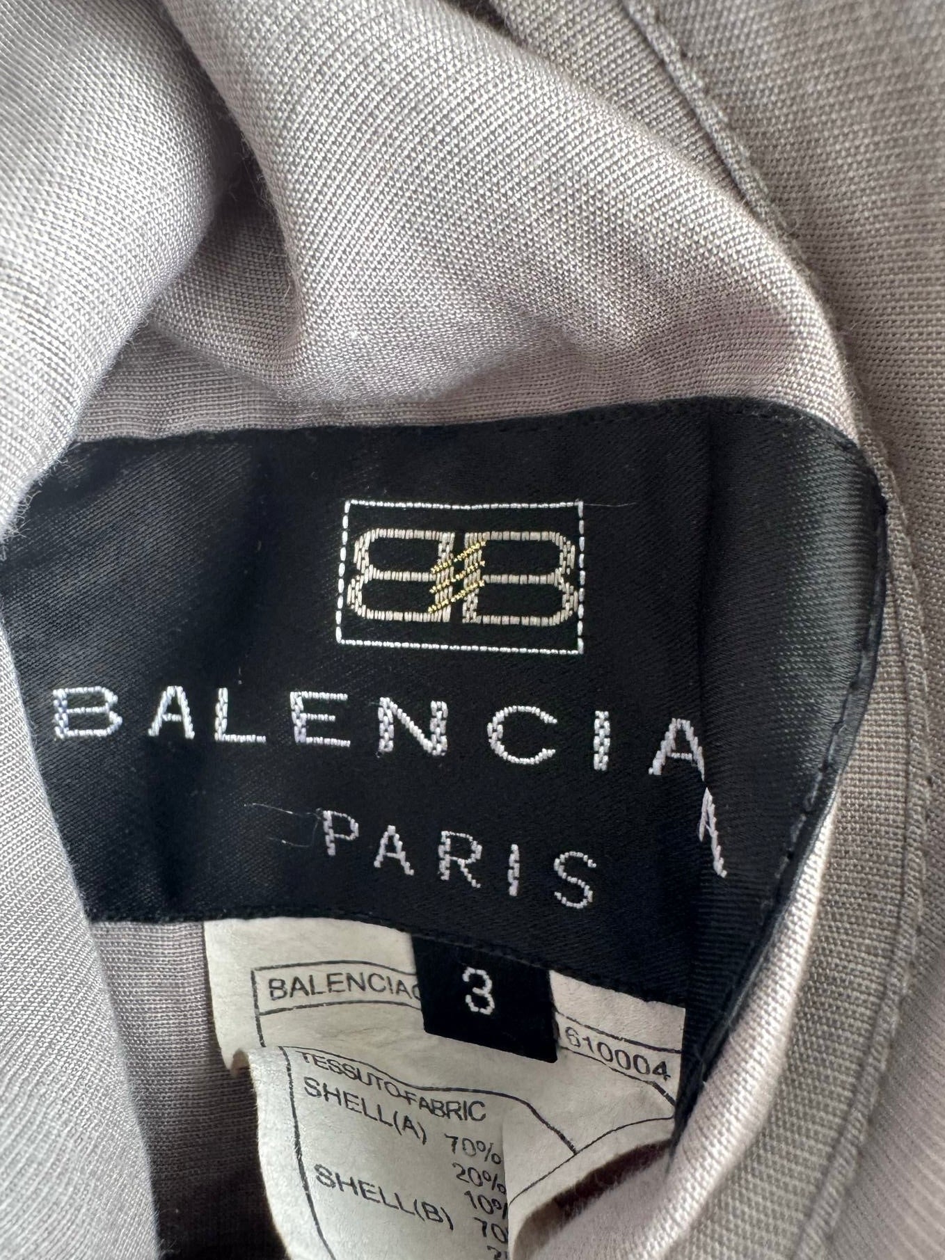 Vintage Balenciaga Reversible Harrington Jacket