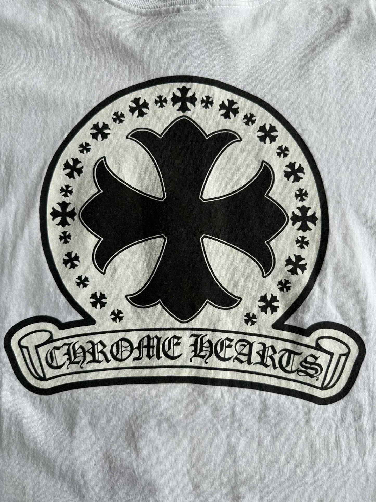Chrome Hearts Vintage Hollywood Seal Logo Pocket Tee