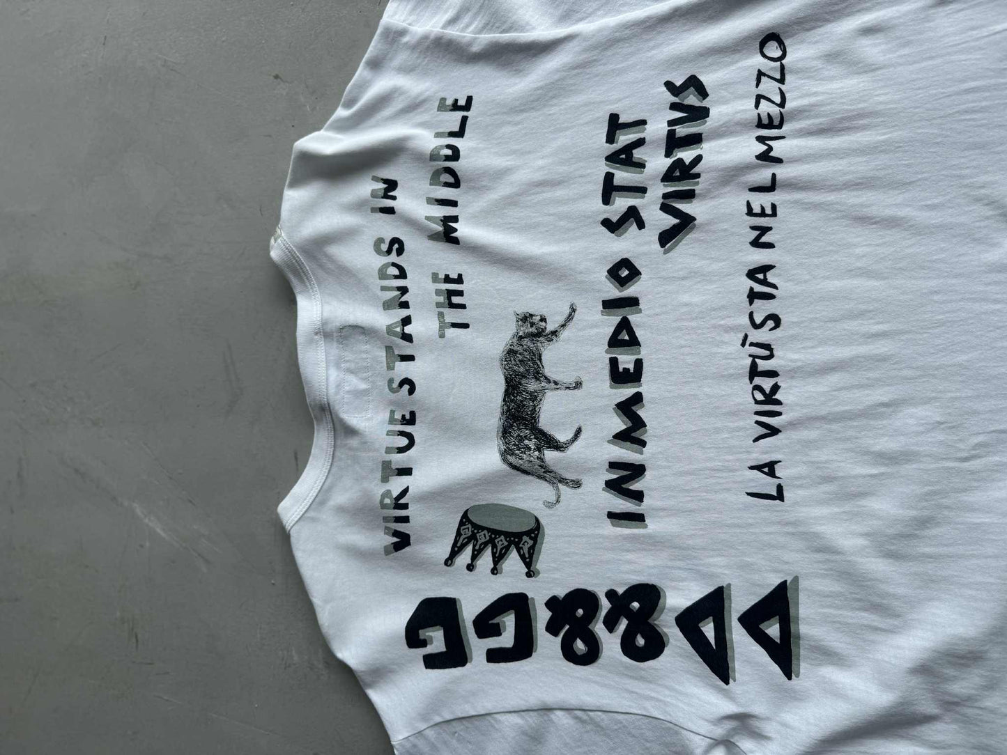 Dolce & Gabbana Printed White tee