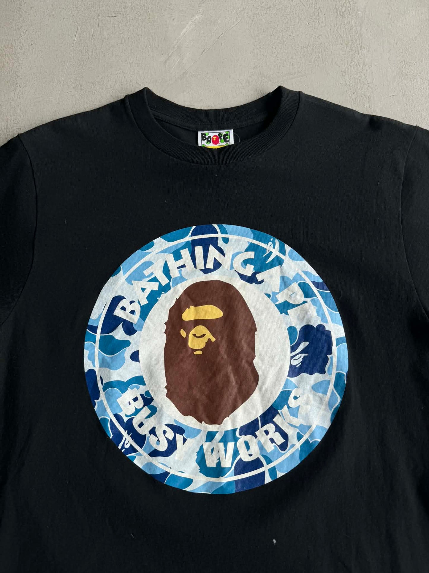 Bape Busy Works Camo Shirt