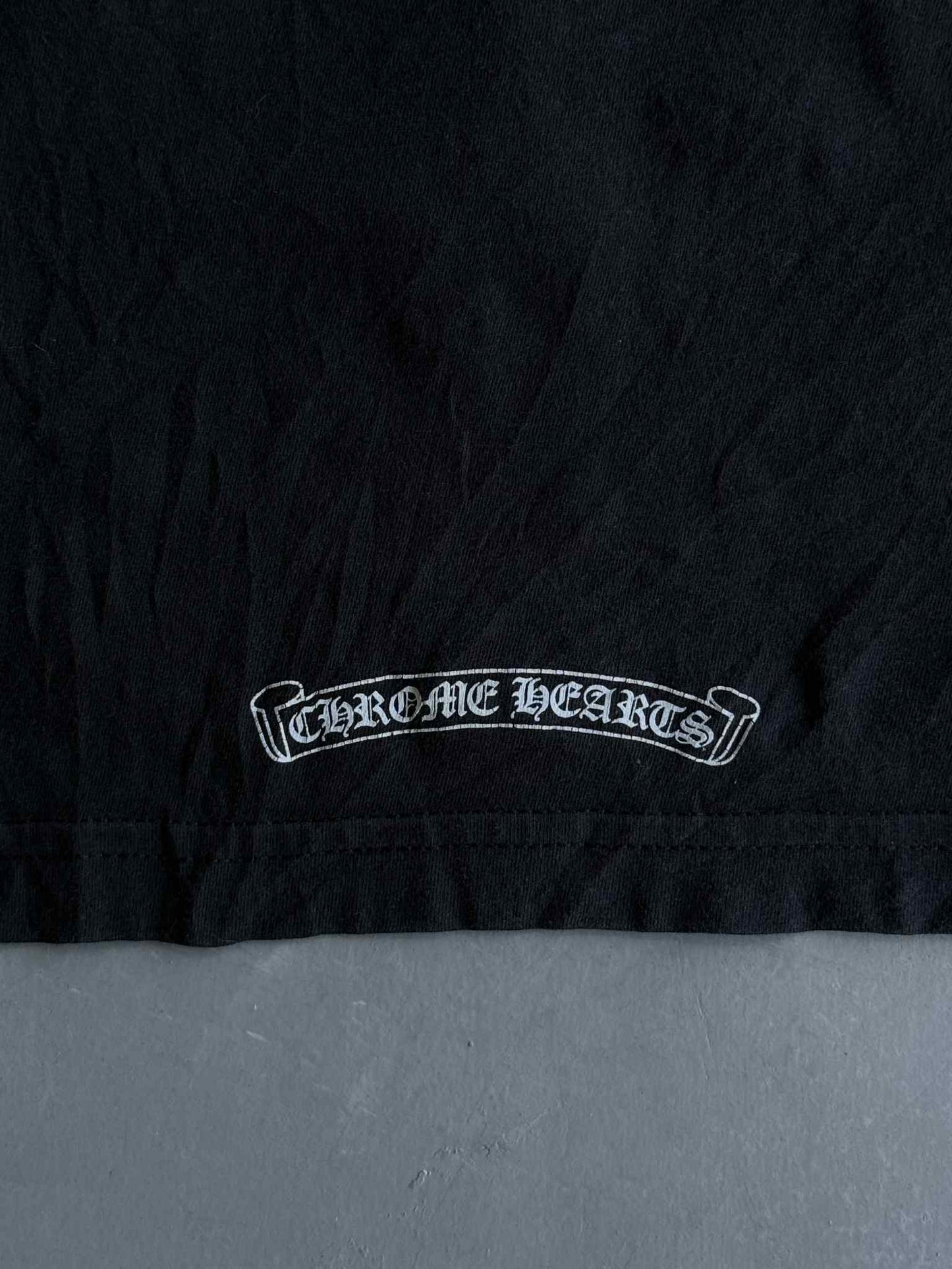 Chrome Hearts 2010’s T-Bar Logo Horseshoe tee