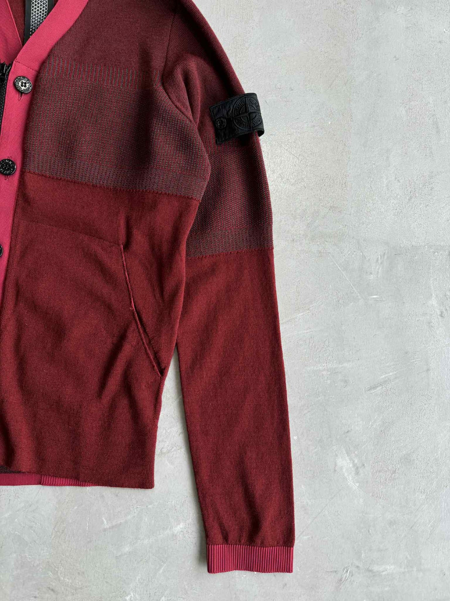 Stone Island Shadow Project Zip Knit Cardigan