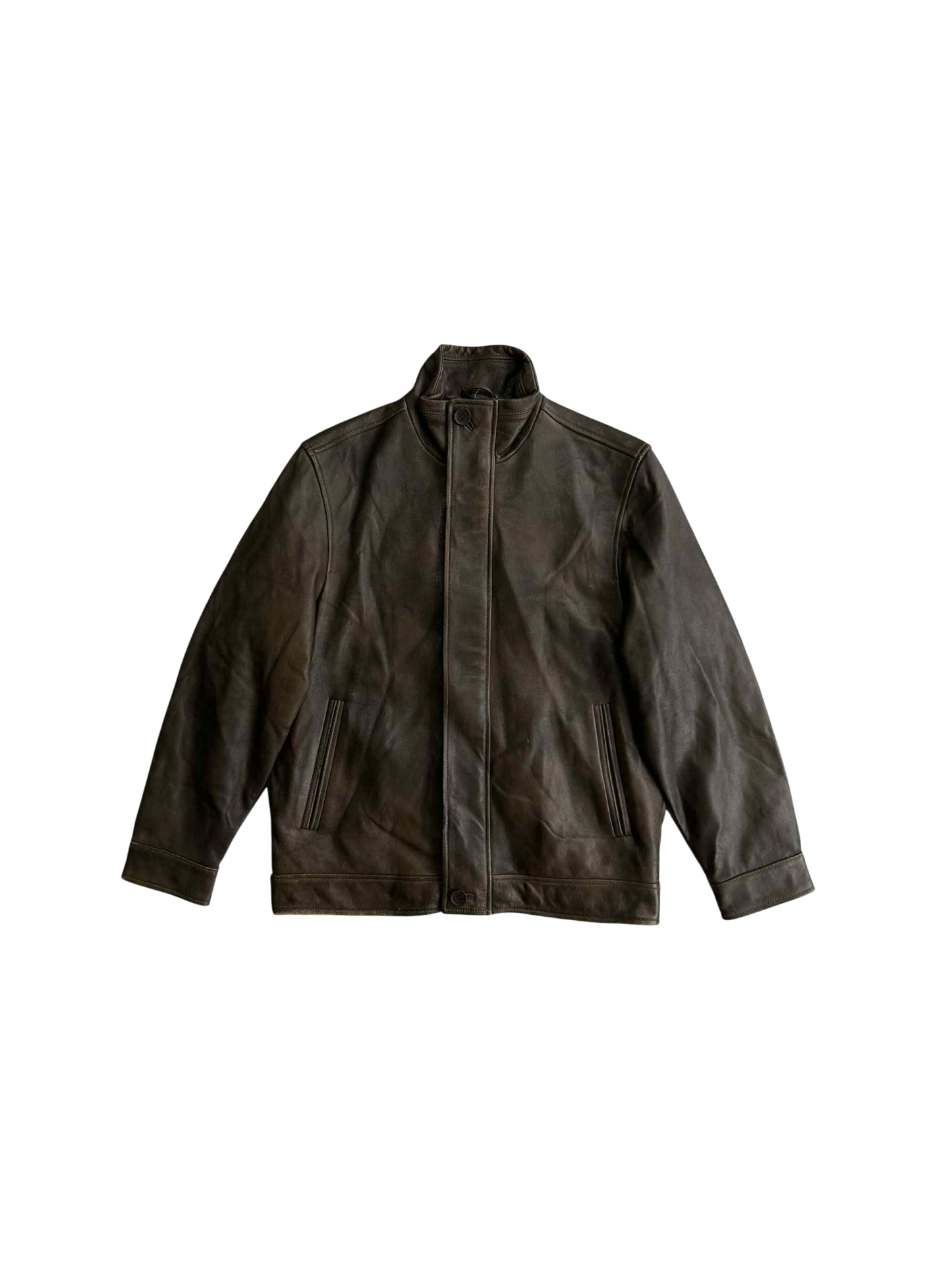 Balenciaga Leather Brown Jacket
