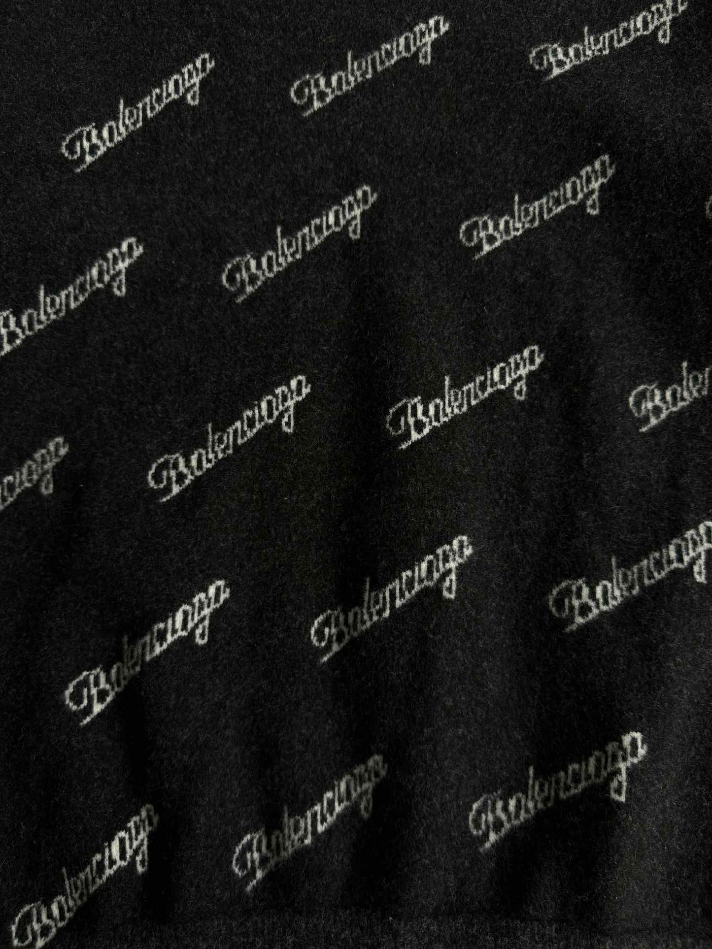 Balenciaga All Over Print Logo Sweater