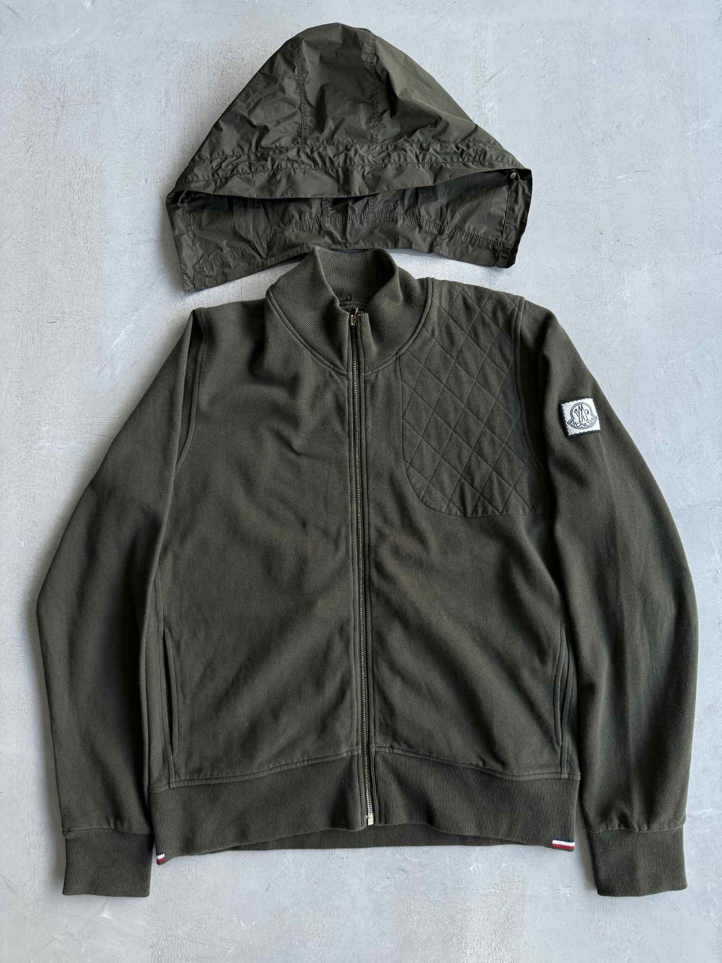 Moncler Zip Up Detachable Hoodie