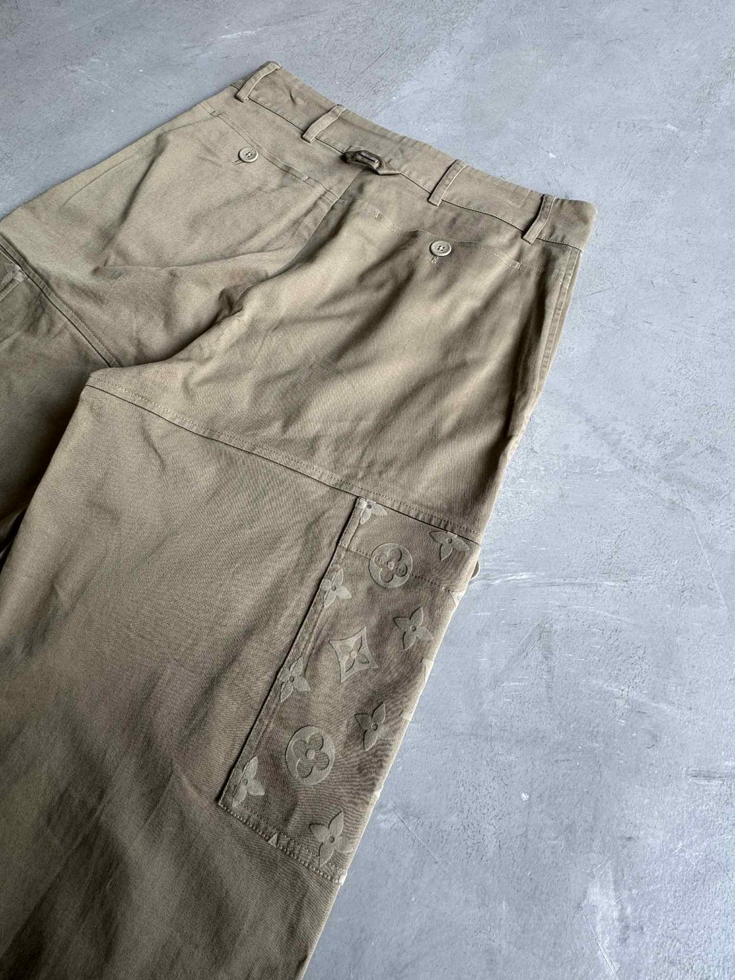 Louis Vuitton Khaki Cargo Pants
