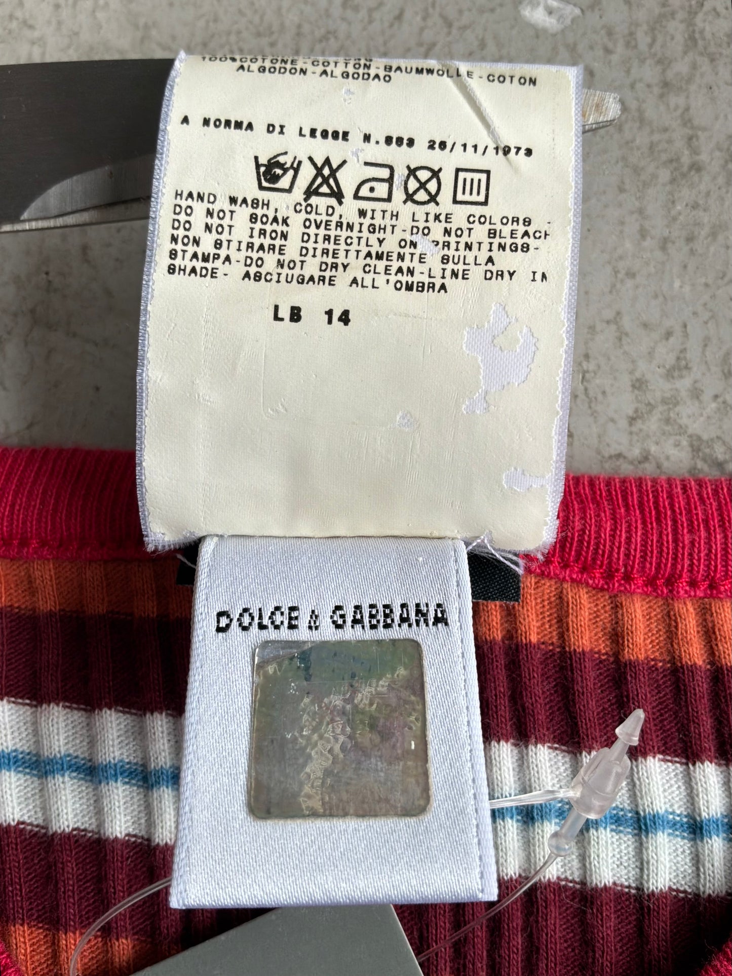 Vintage Dolce & Gabbana Mesh Tanktop