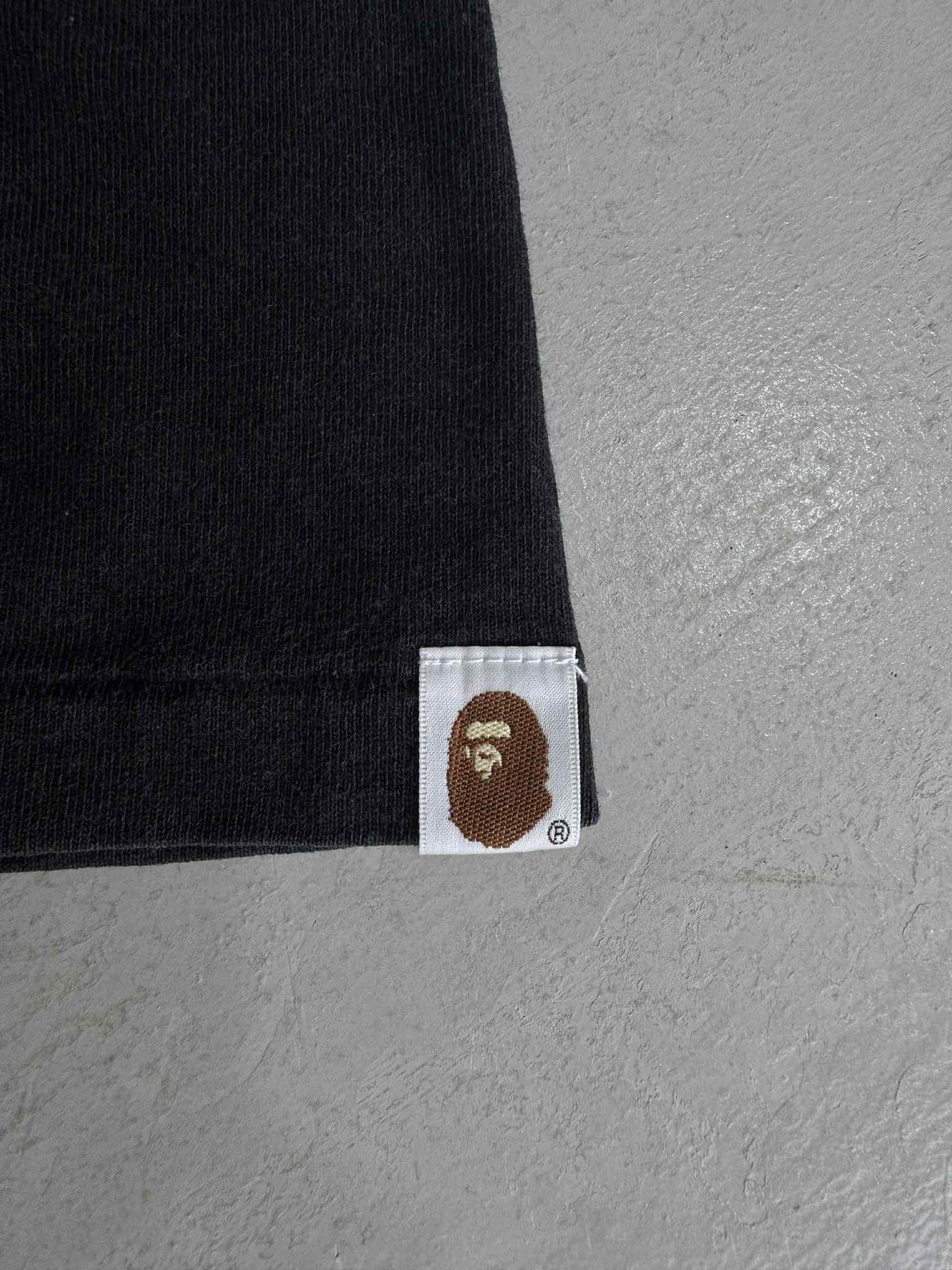 Bape sta Mirror Black Tee