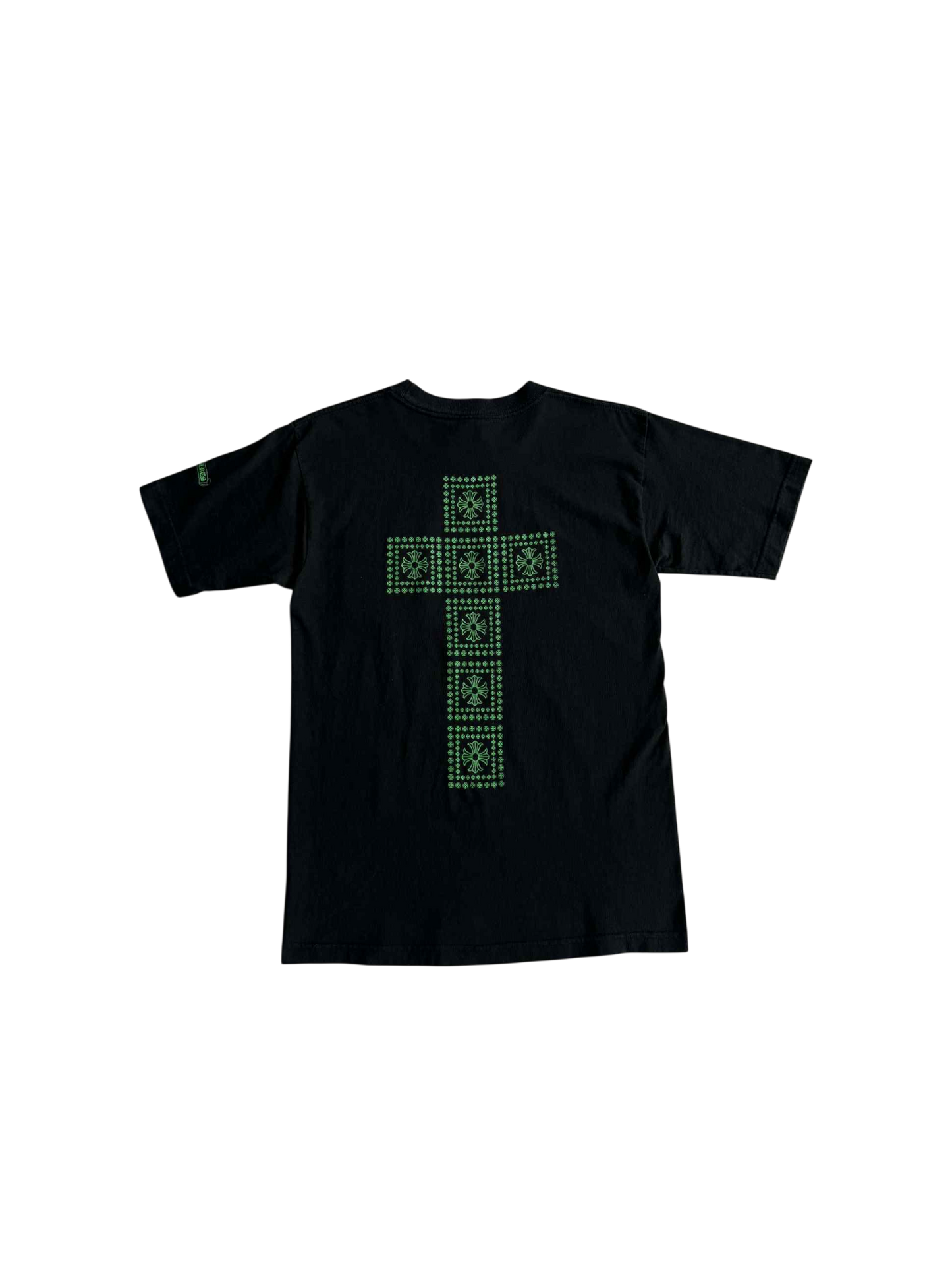 Chrome Hearts Green Cross Scroll Pocket Tee