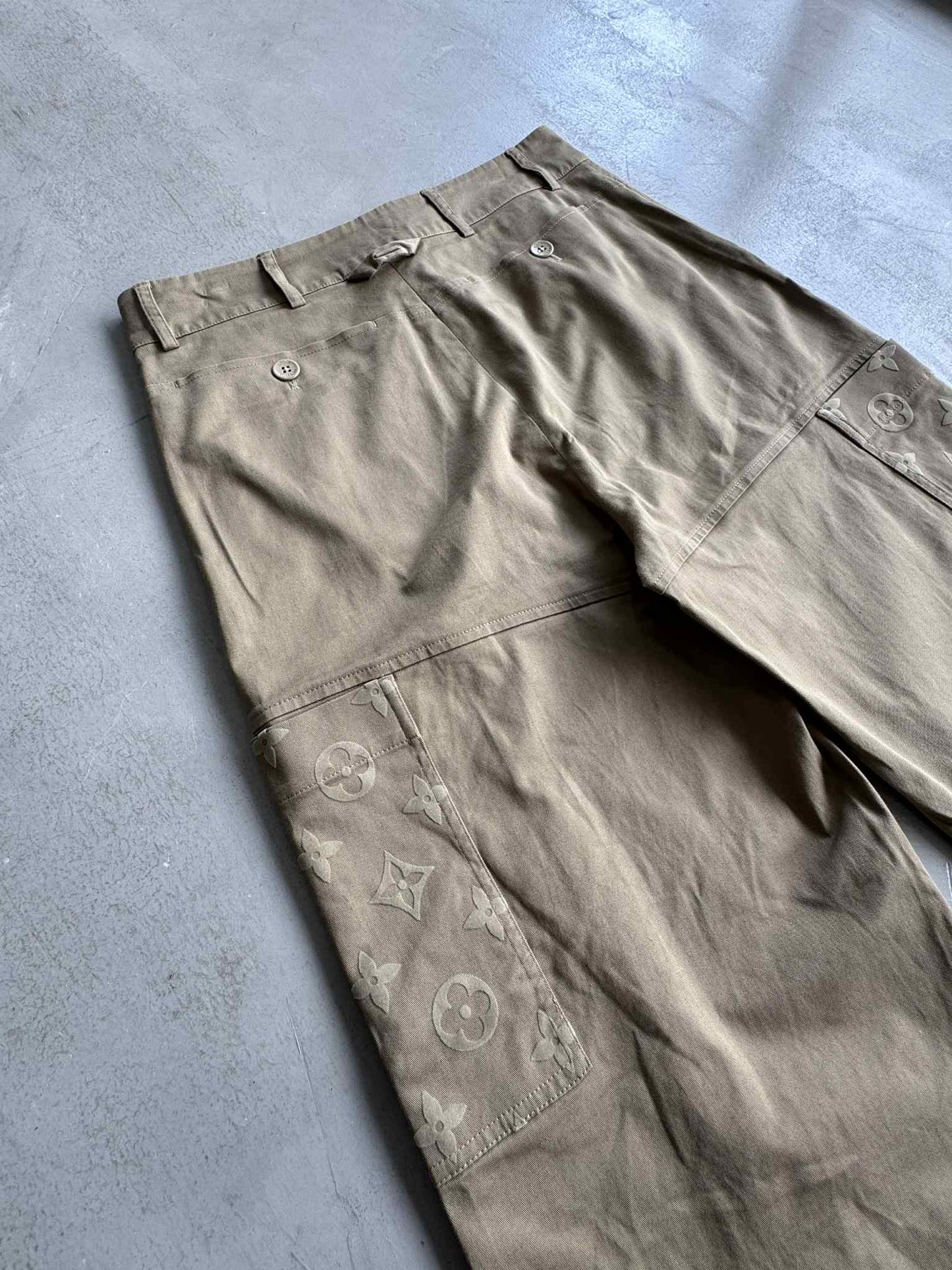 Louis Vuitton Khaki Cargo Pants