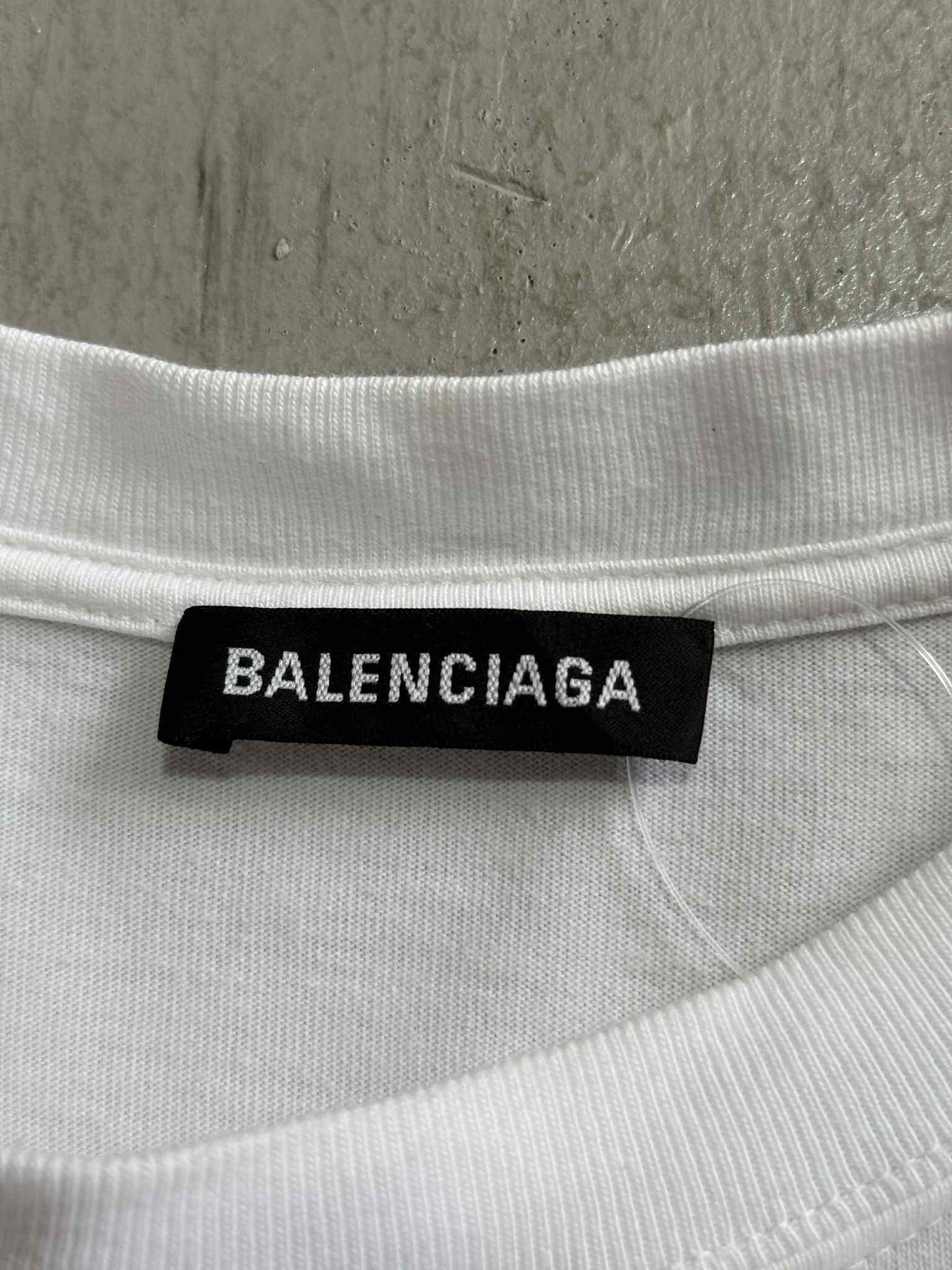 Balenciaga Real Model White Oversized Shirt