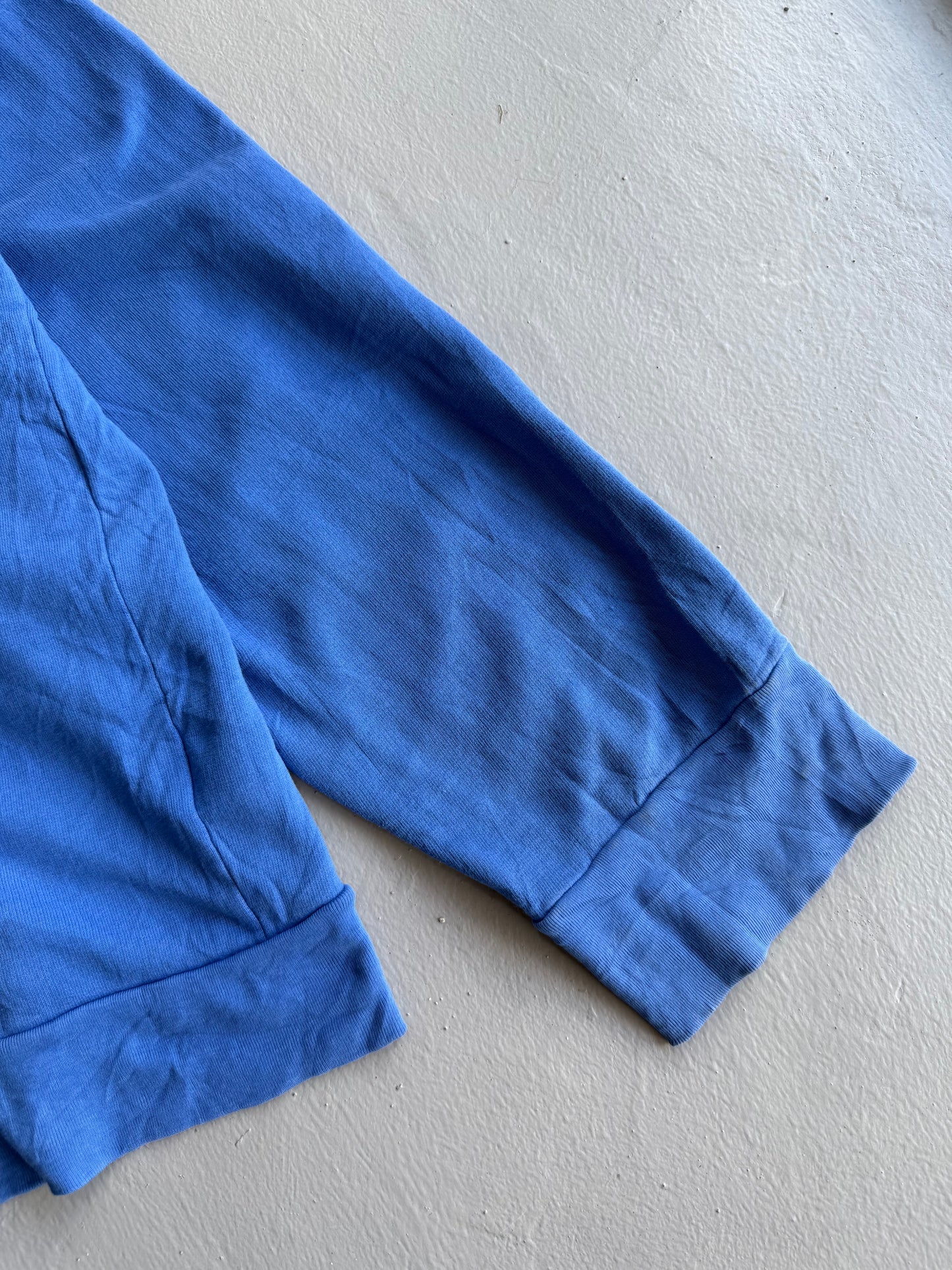 Chrome Hearts Side T-Bar Blue Zip Hoodie