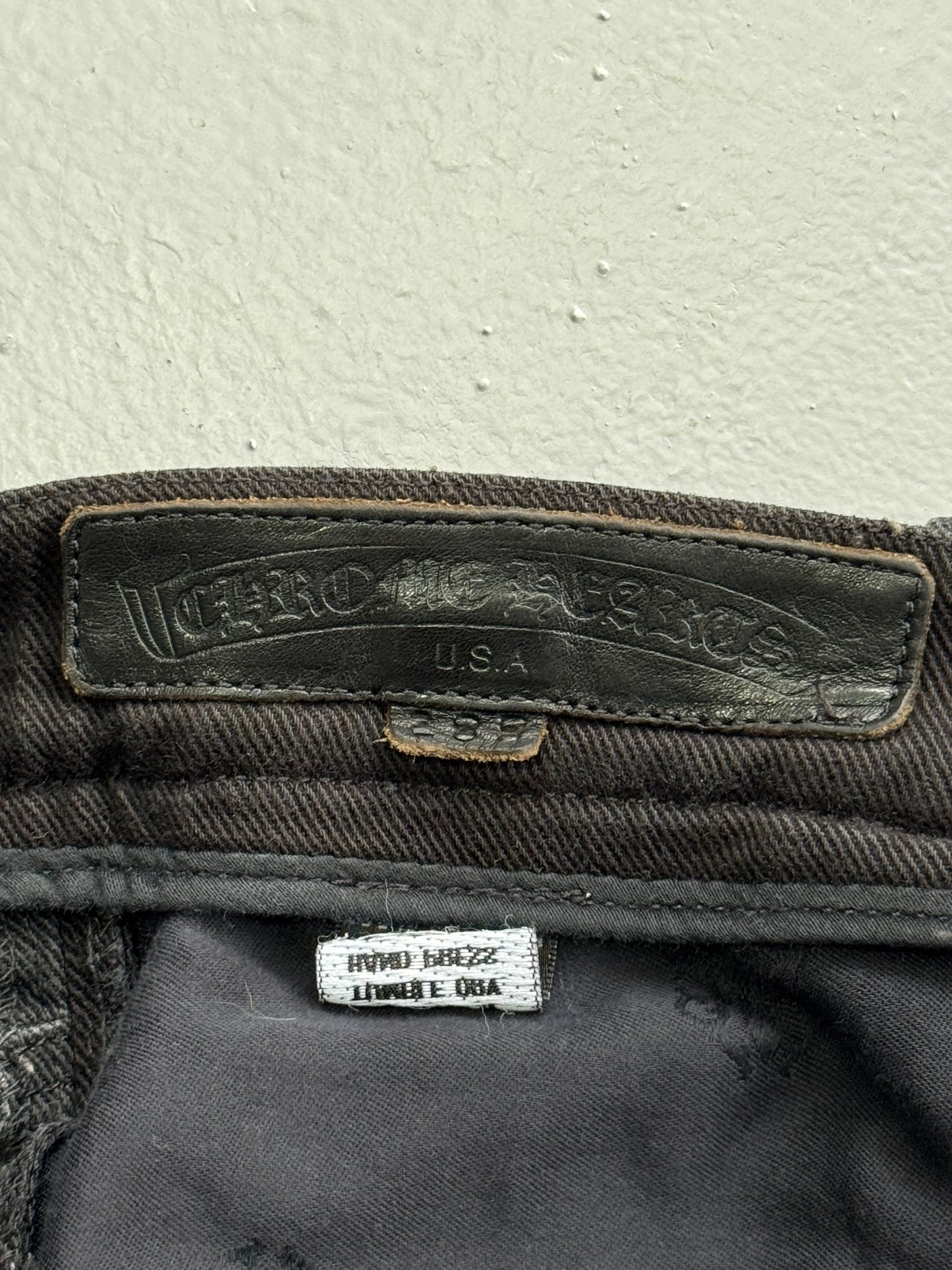 Vintage Chrome Hearts ‘Fleur Knee’ Flare Pants