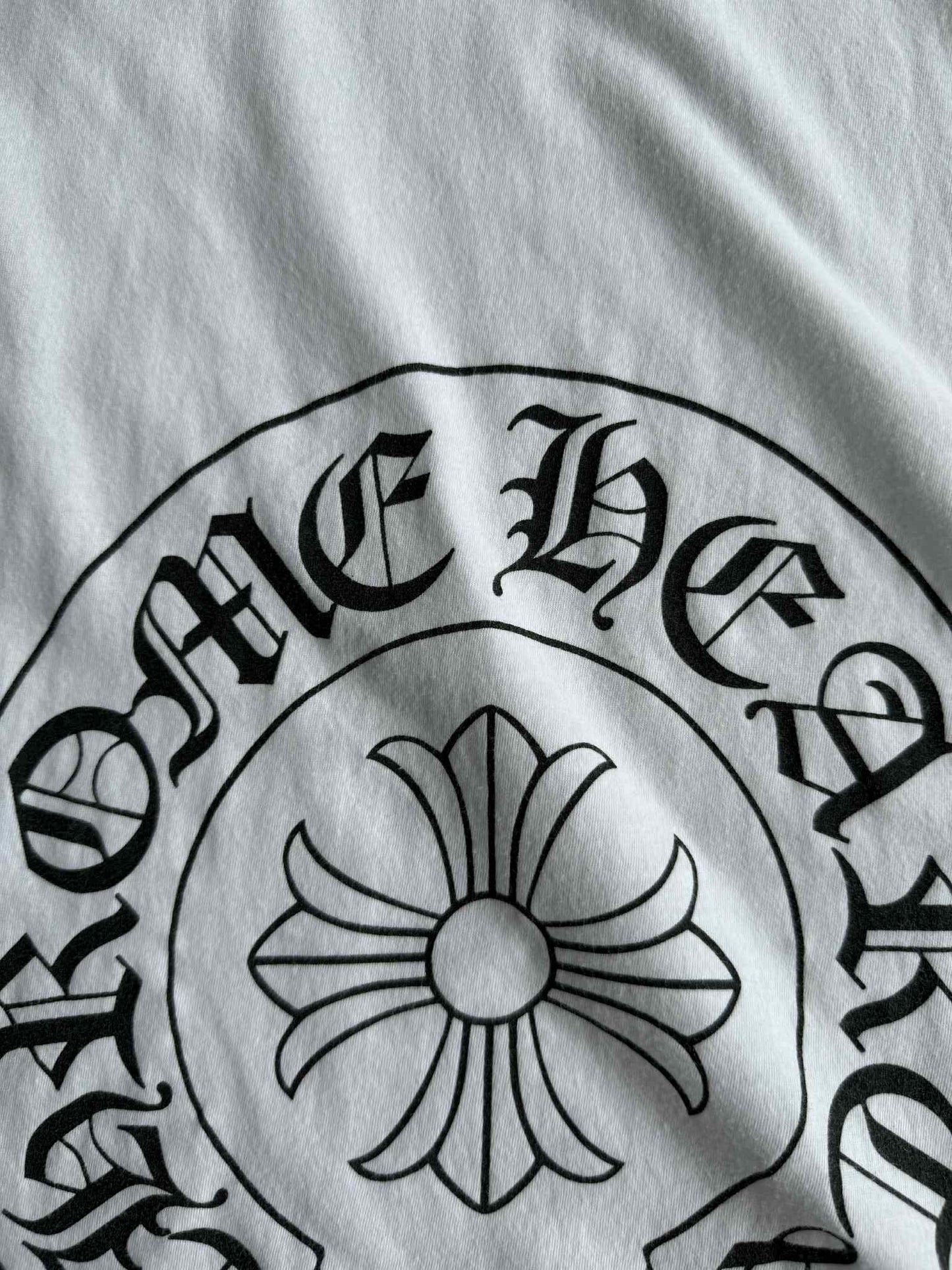 Chrome Hearts White Horseshoe Honolulu Tee