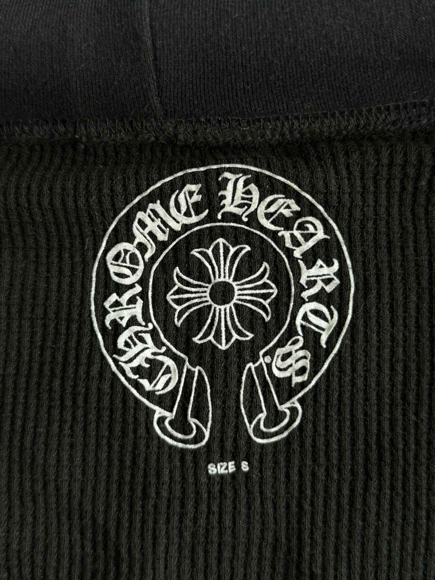 Chrome Hearts Vintage Scroll and Stars Zip Hoodie