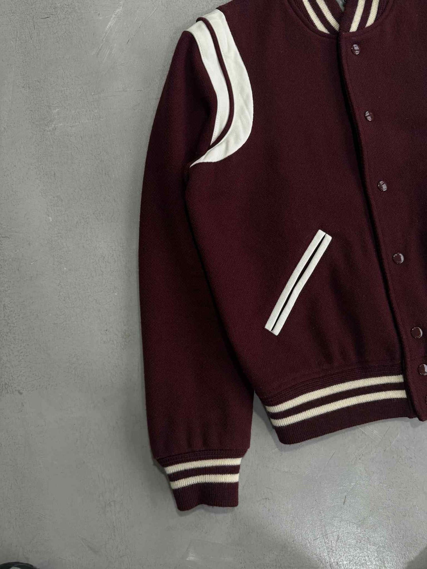 Saint Laurent Paris Teddy Bomber Jacket