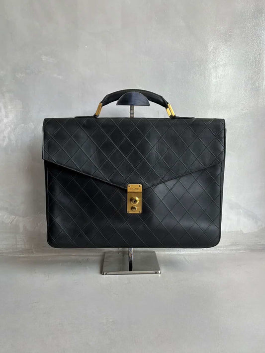 2000’s Chanel Quilted Lambskin Briefcase