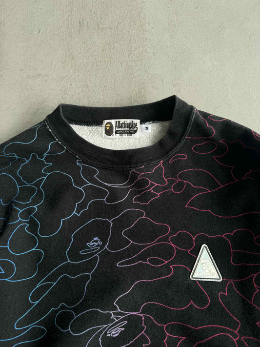 Bape Camo Neon Tokyo Crewneck