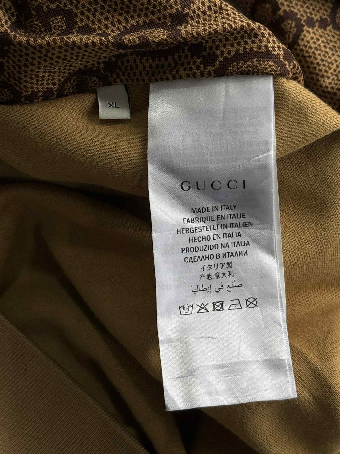 Gucci zip Jacket Monogram Monkey Back Design