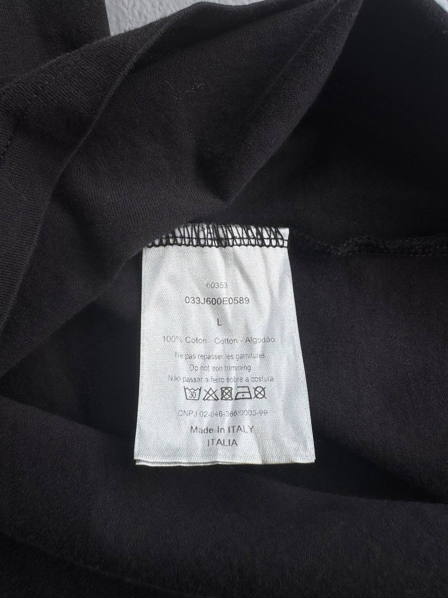 Dior x Stussy Chest Logo Tee
