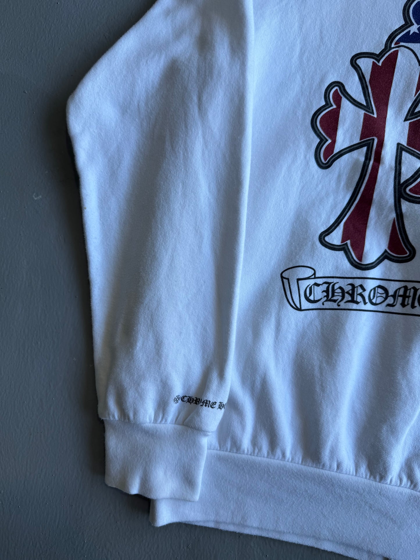 Chrome Hearts Triple Cross Flag Zip Hoodie