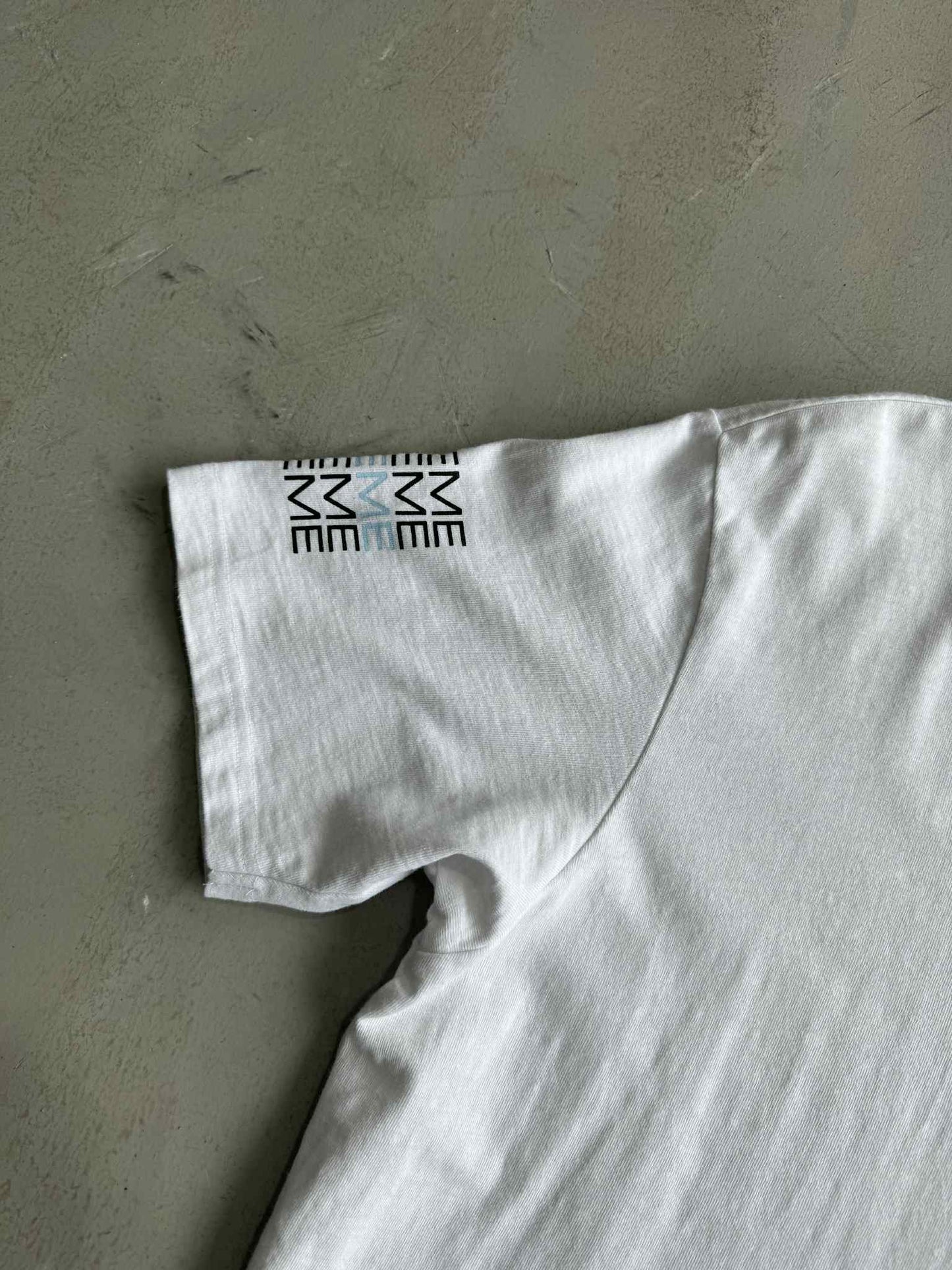 Supreme Stack Logo White Mens Tee
