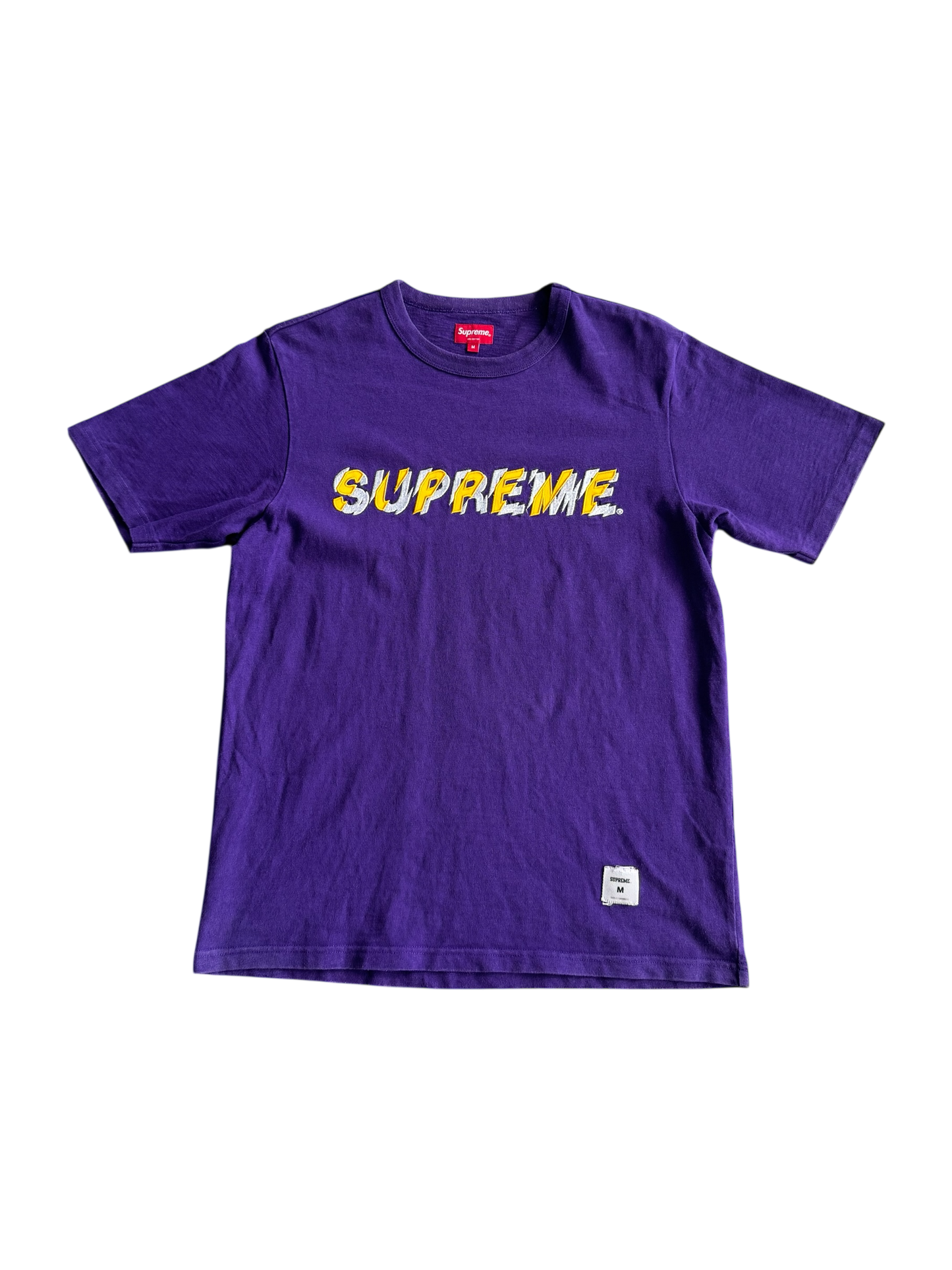 Supreme embroidered script tee