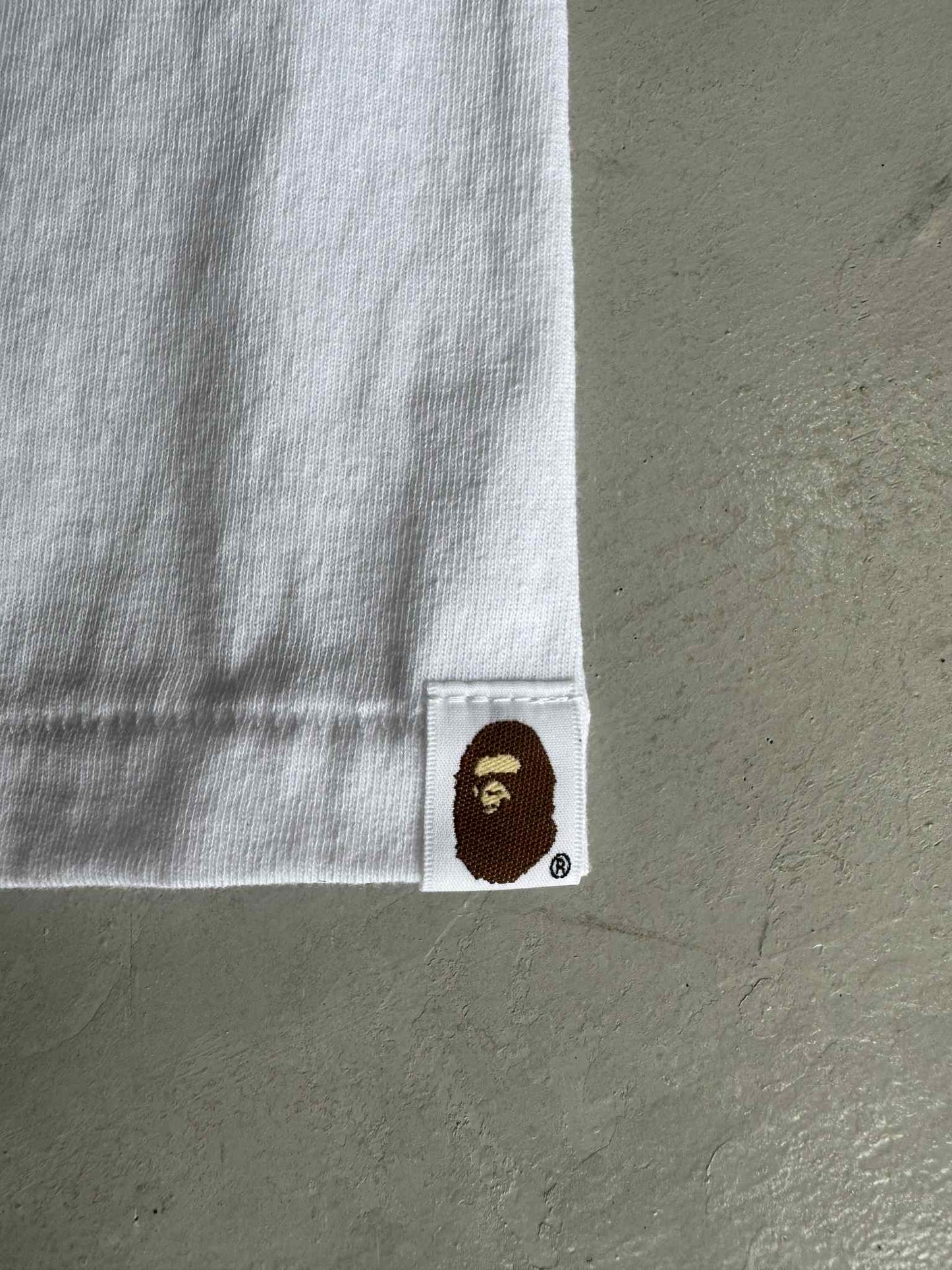 Bape Thermography Ape Head White Tee