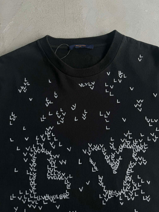 Louis Vuitton Black & White Spread T shirt