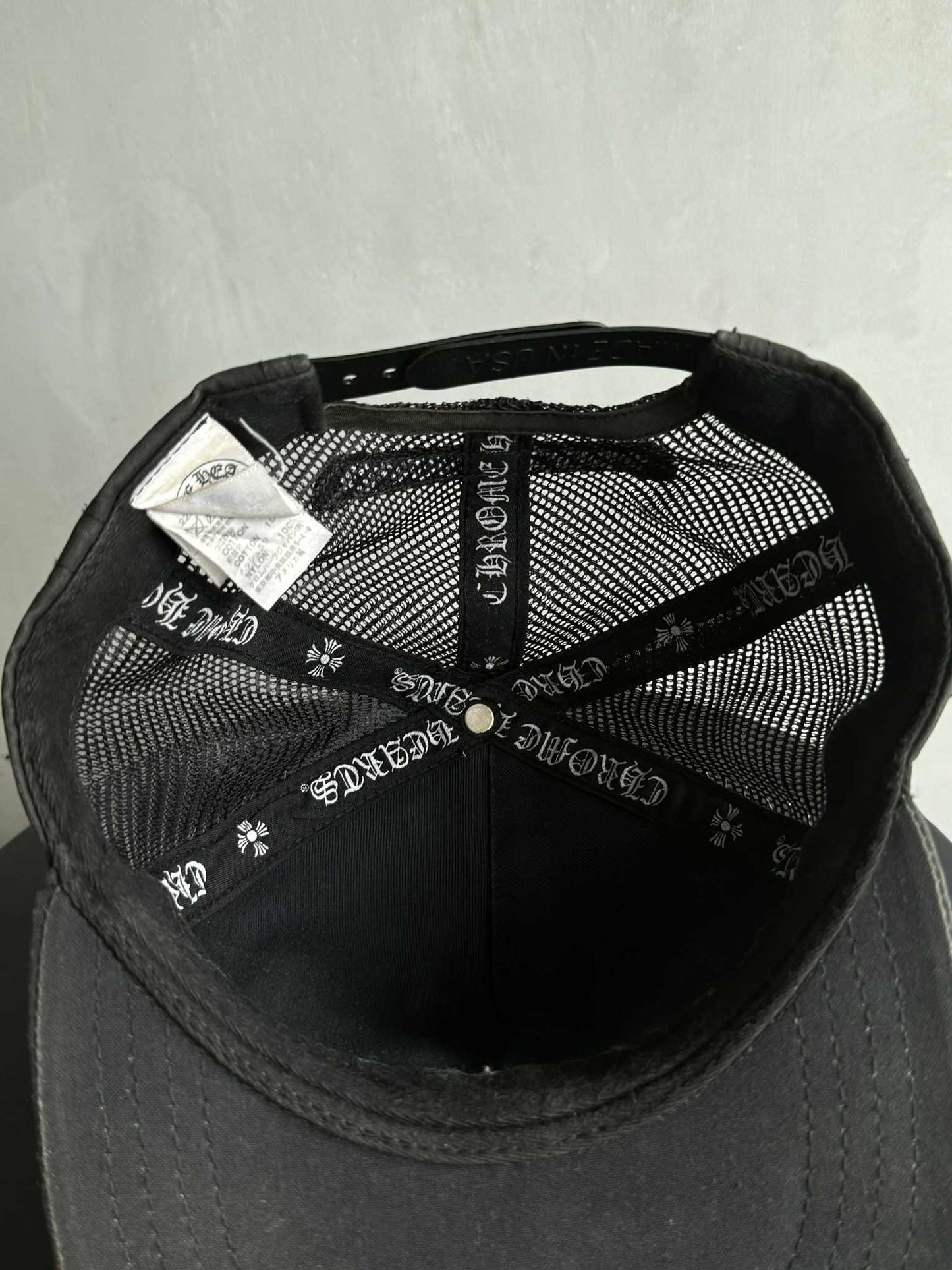 Chrome Hearts Black on Black Trucker Hat