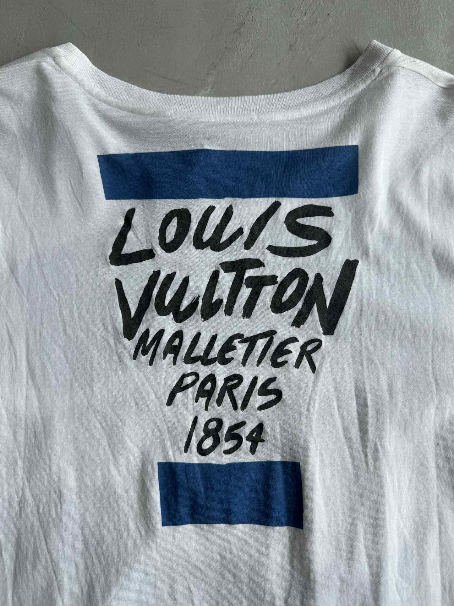 Louis Vuitton Graffiti Logo Short Sleeve Tee
