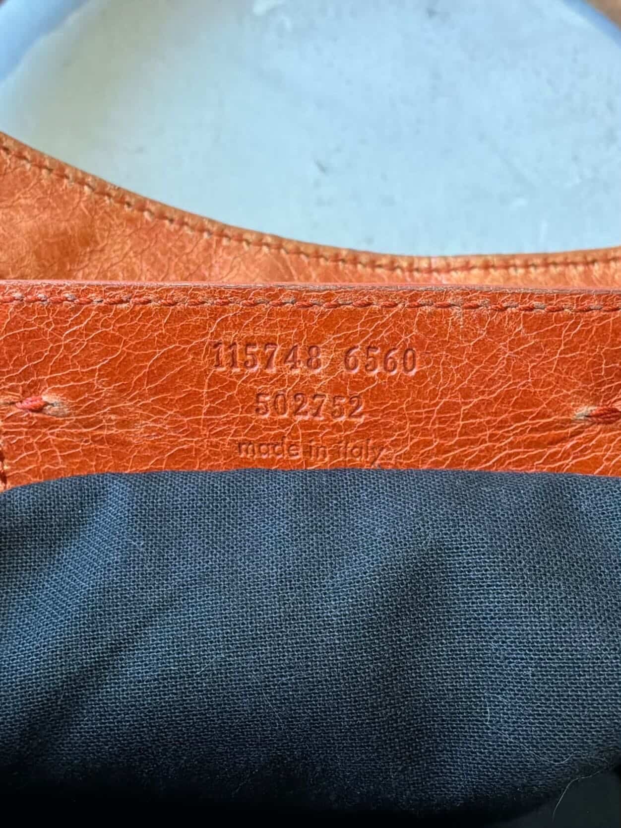 Balenciaga Classic City Orange Lambskin Bag