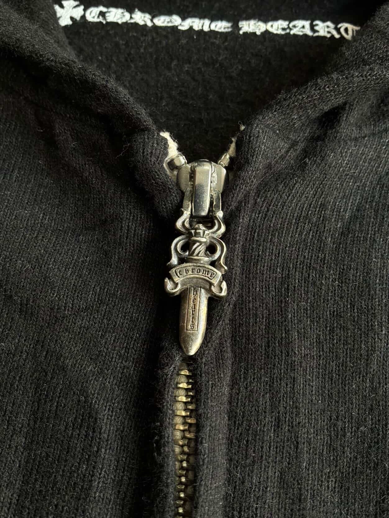 Chrome Hearts x Matty Boy Defiance Attitude Zip Hoodie