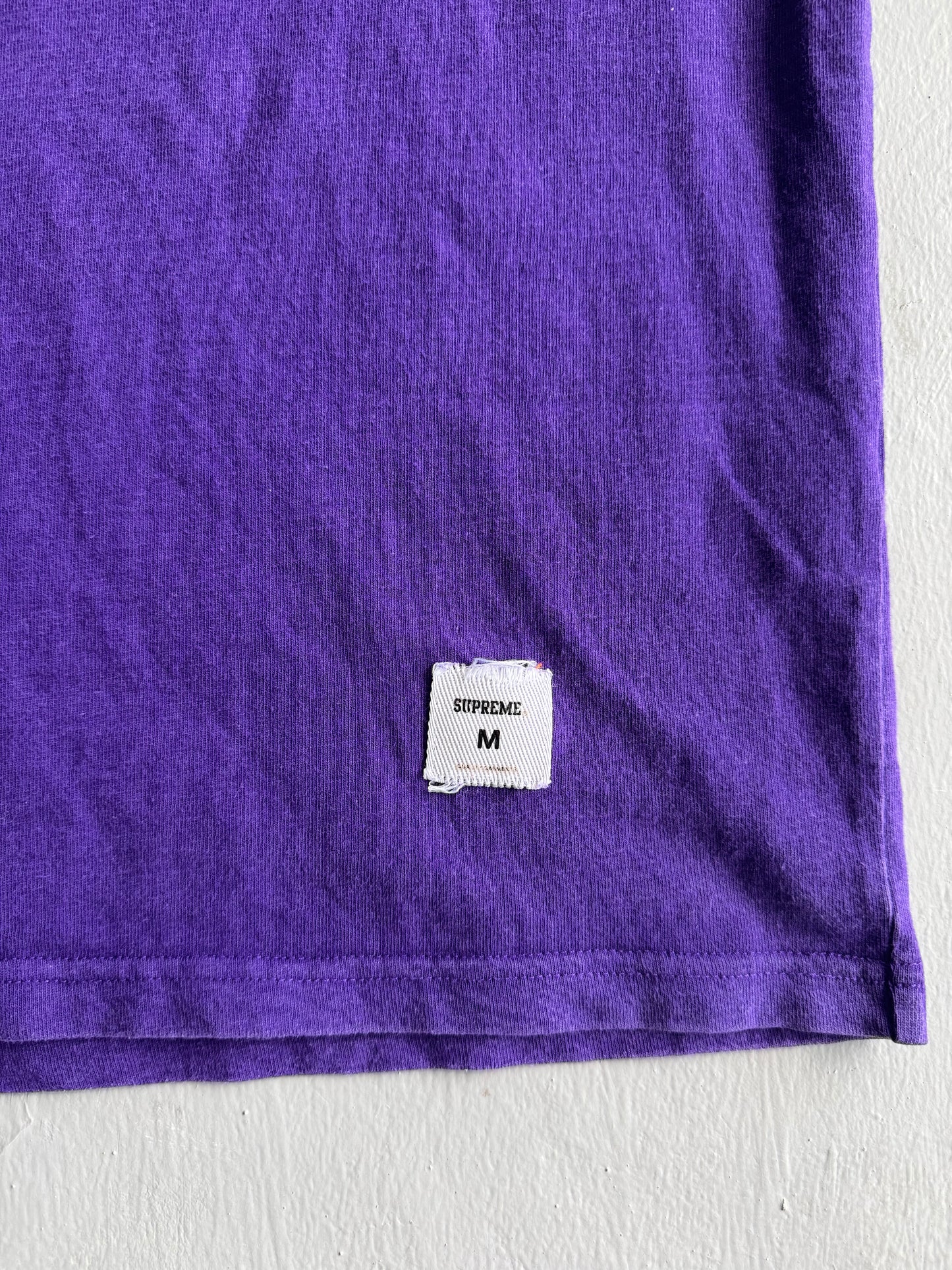 Supreme embroidered script tee