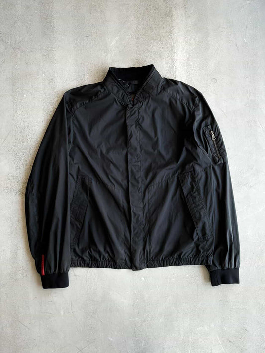Prada Nylon Padded Bomber Jacket