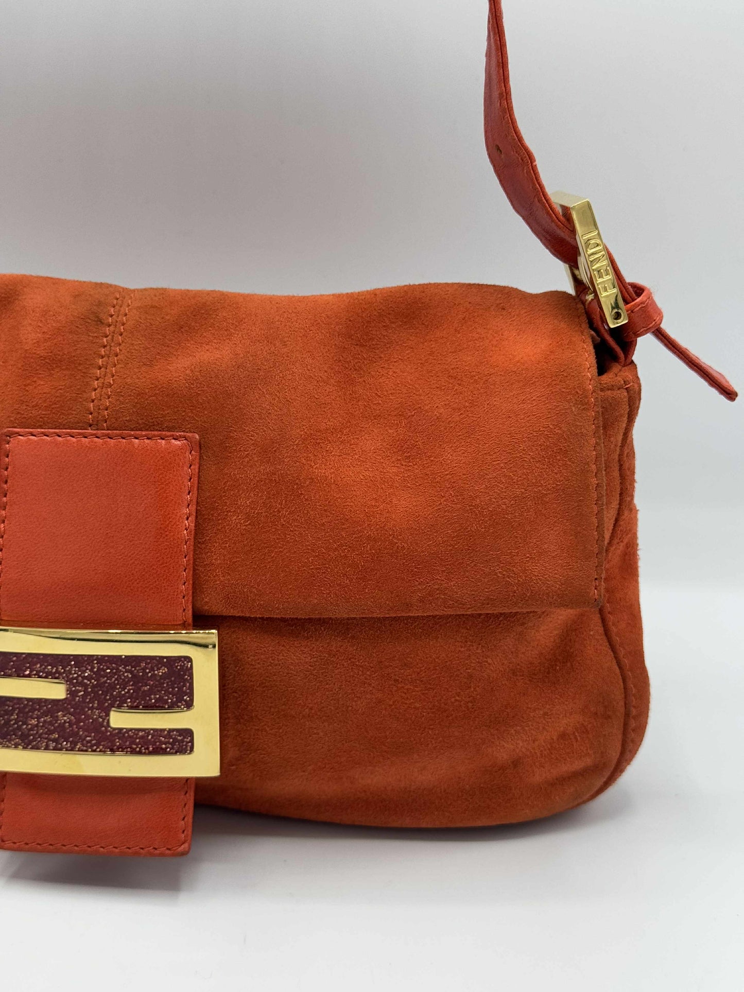 Fendi Orange Baguette