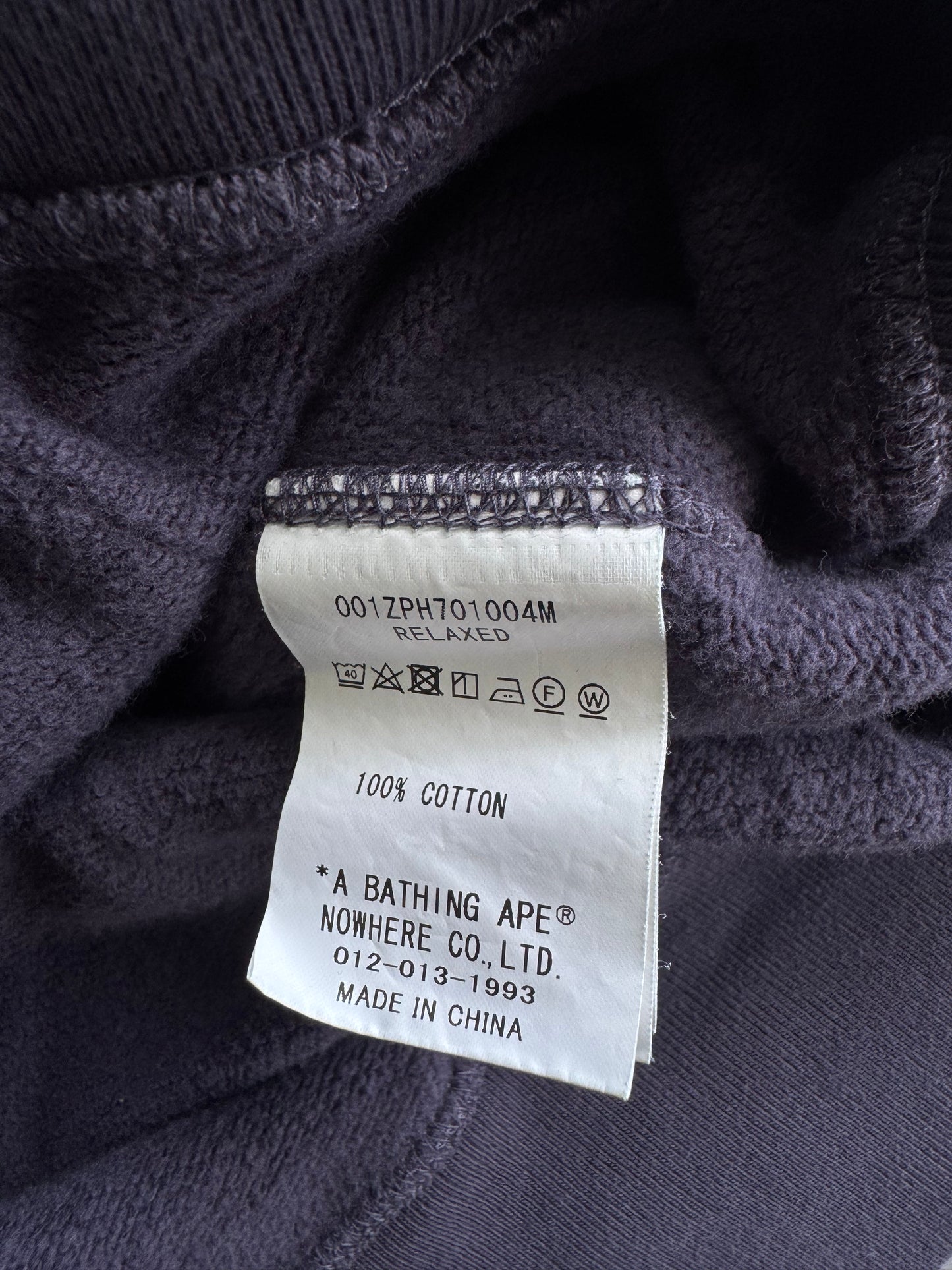 Bape One Point Full Zip Hoodie