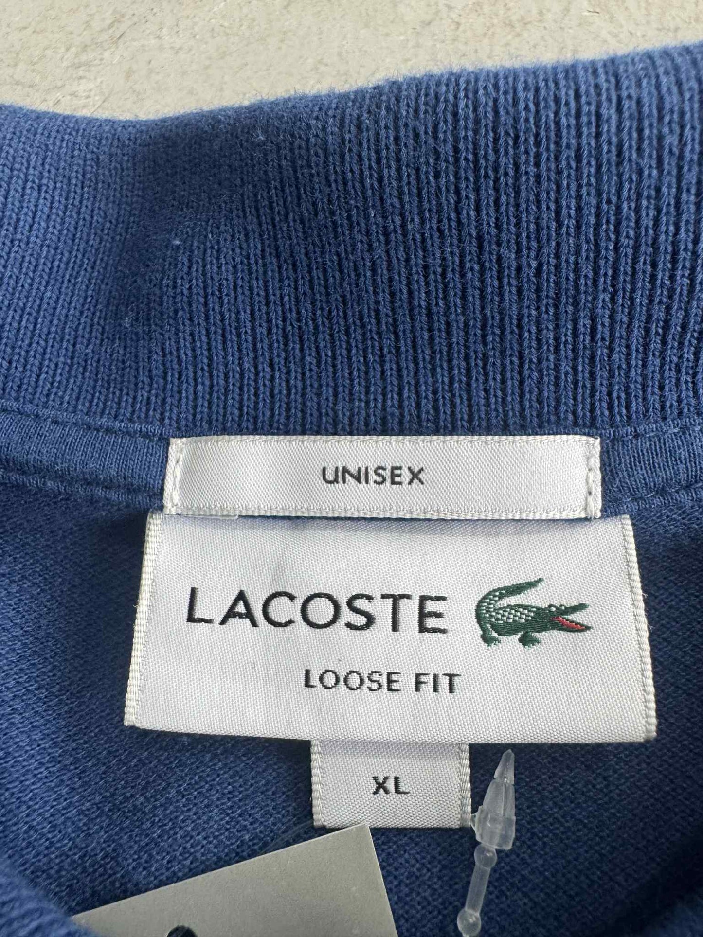 Lacoste Loose Fit Blue Polo Shirt