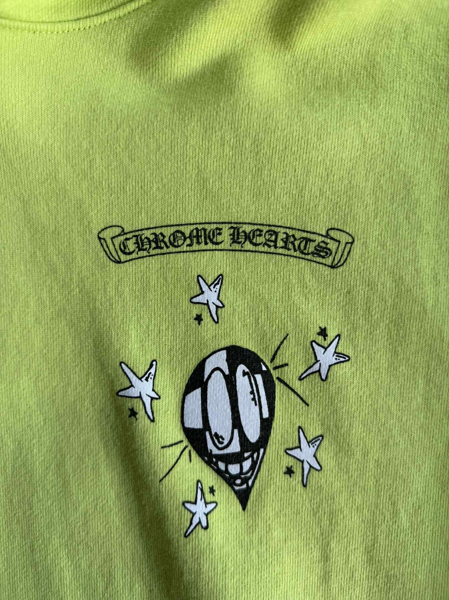 Chrome Hearts Matty Boy Lime Green Chainlink Hoodie