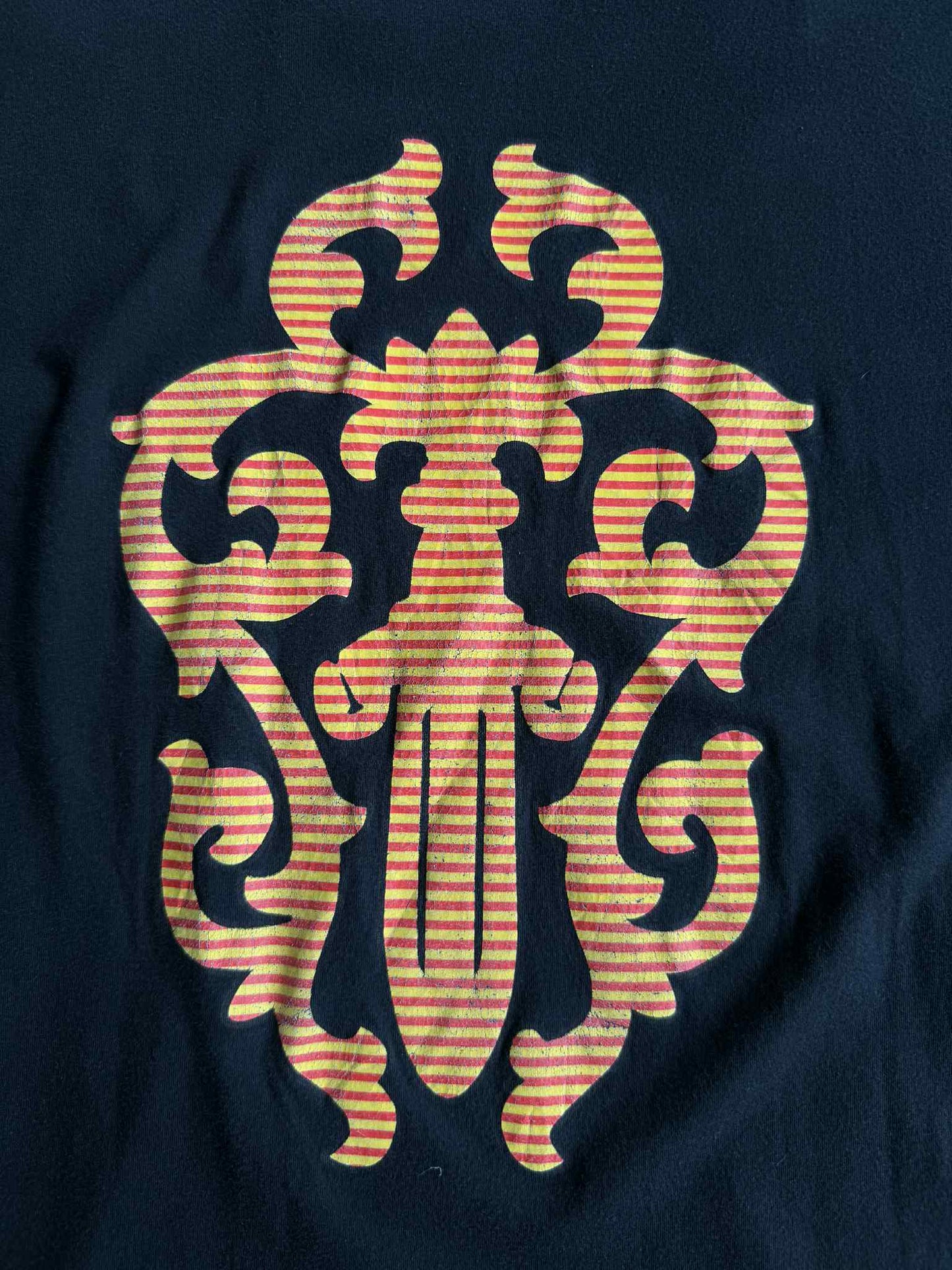 Chrome Hearts Orange Stripped Dagger tee