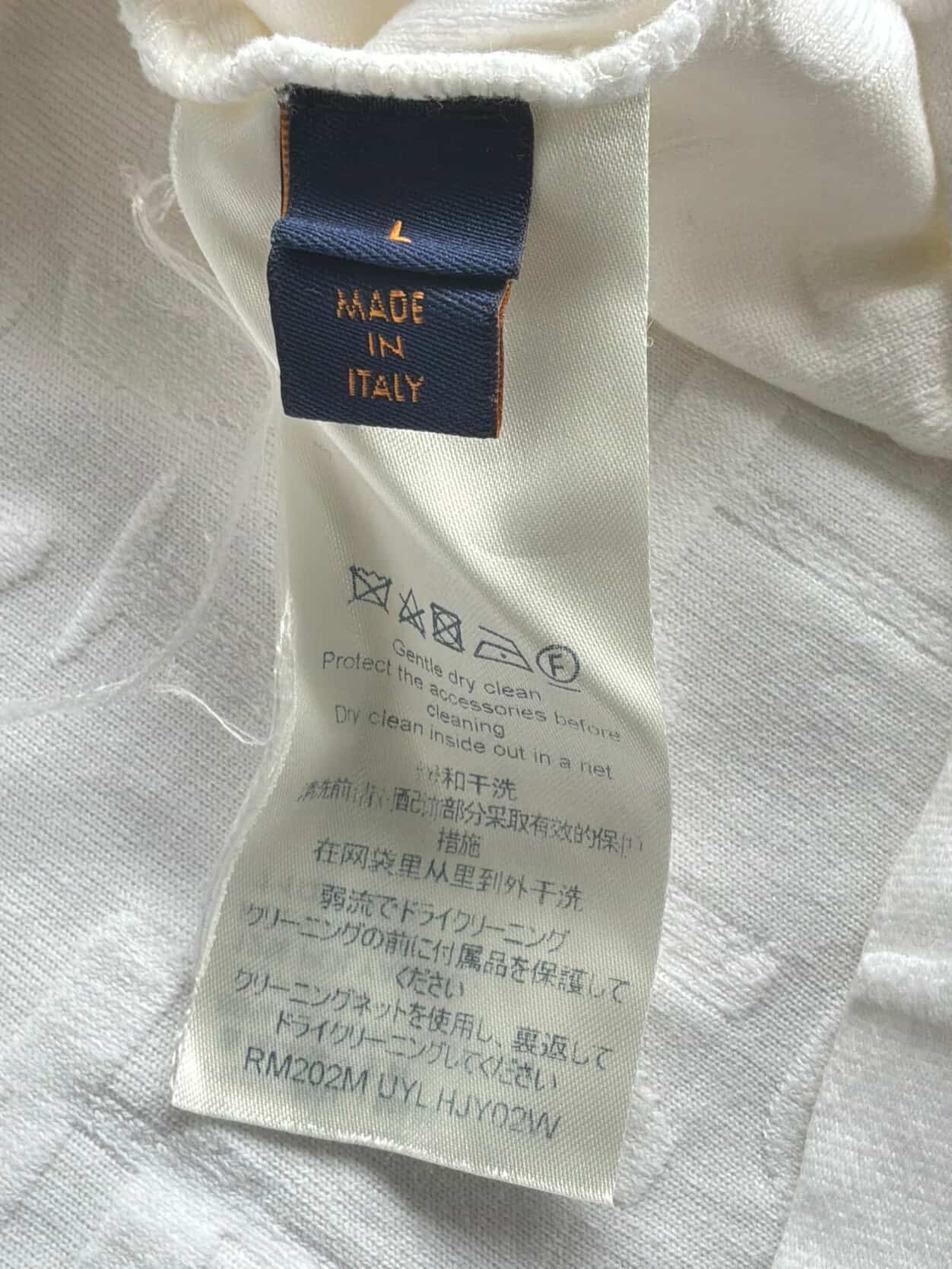 Louis Vuitton Embossed Logos Half Zip Polo