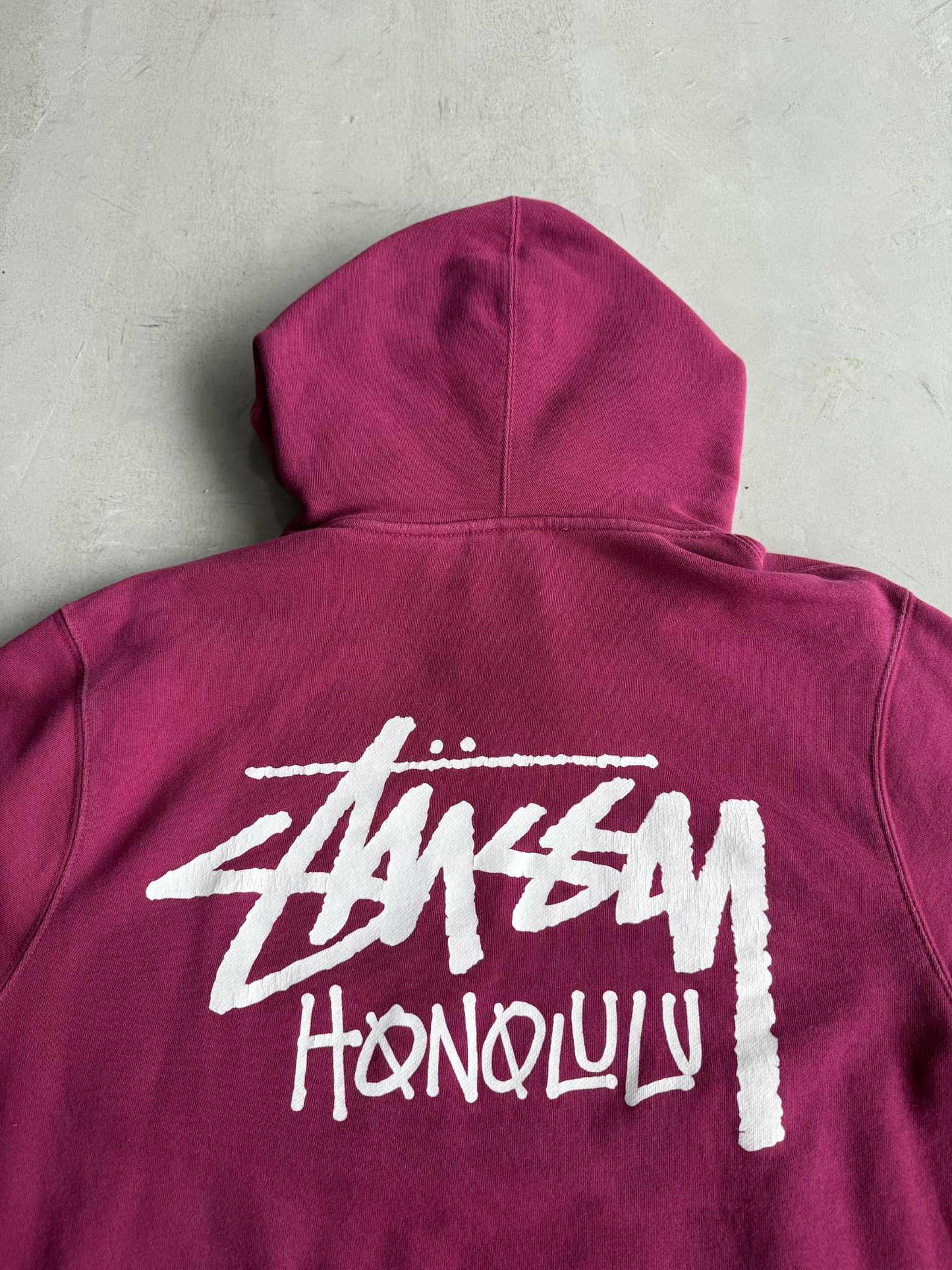 Stussy Maroon Honolulu Hoodie