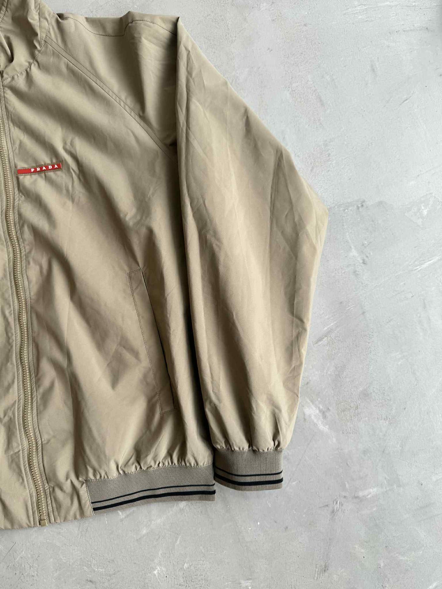 Prada Red Tab Jacket