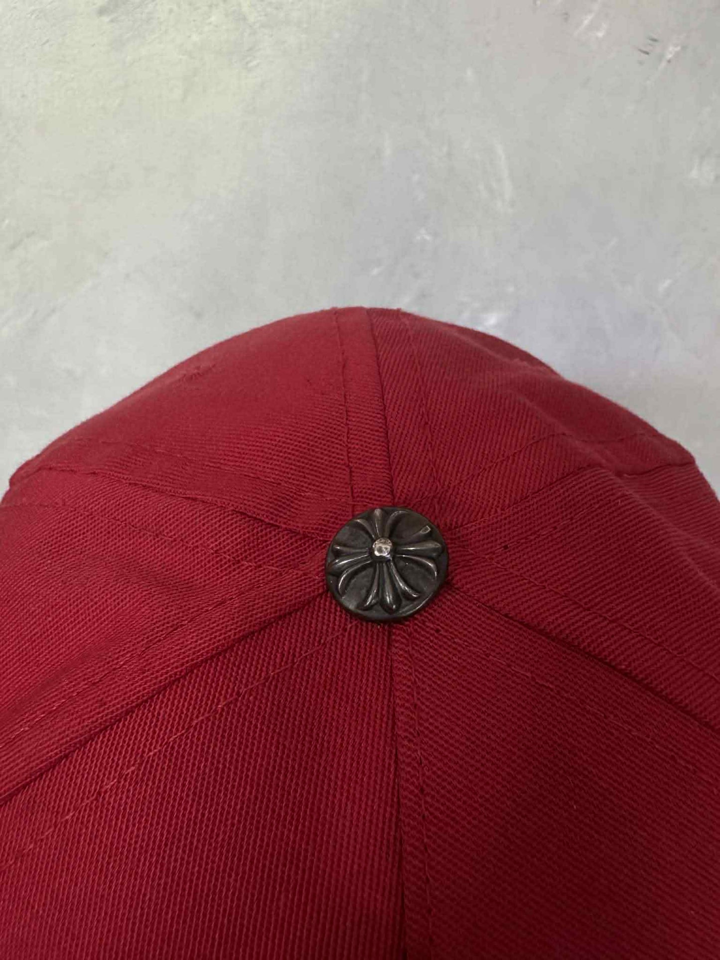 Chrome Hearts Red CH imbroidered Baseball Cap