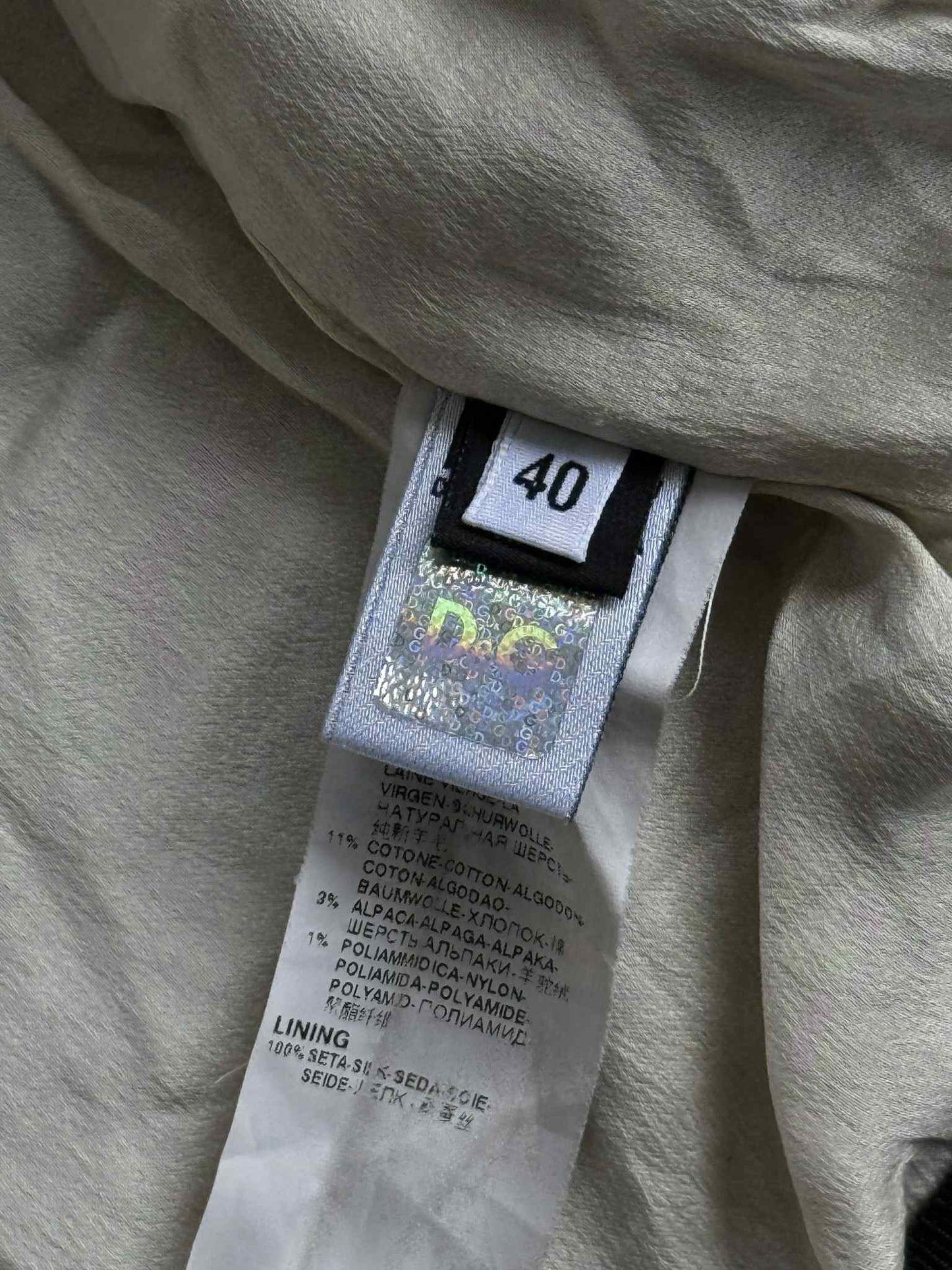 Archived D&G Tweed Fur Cropped Jacket