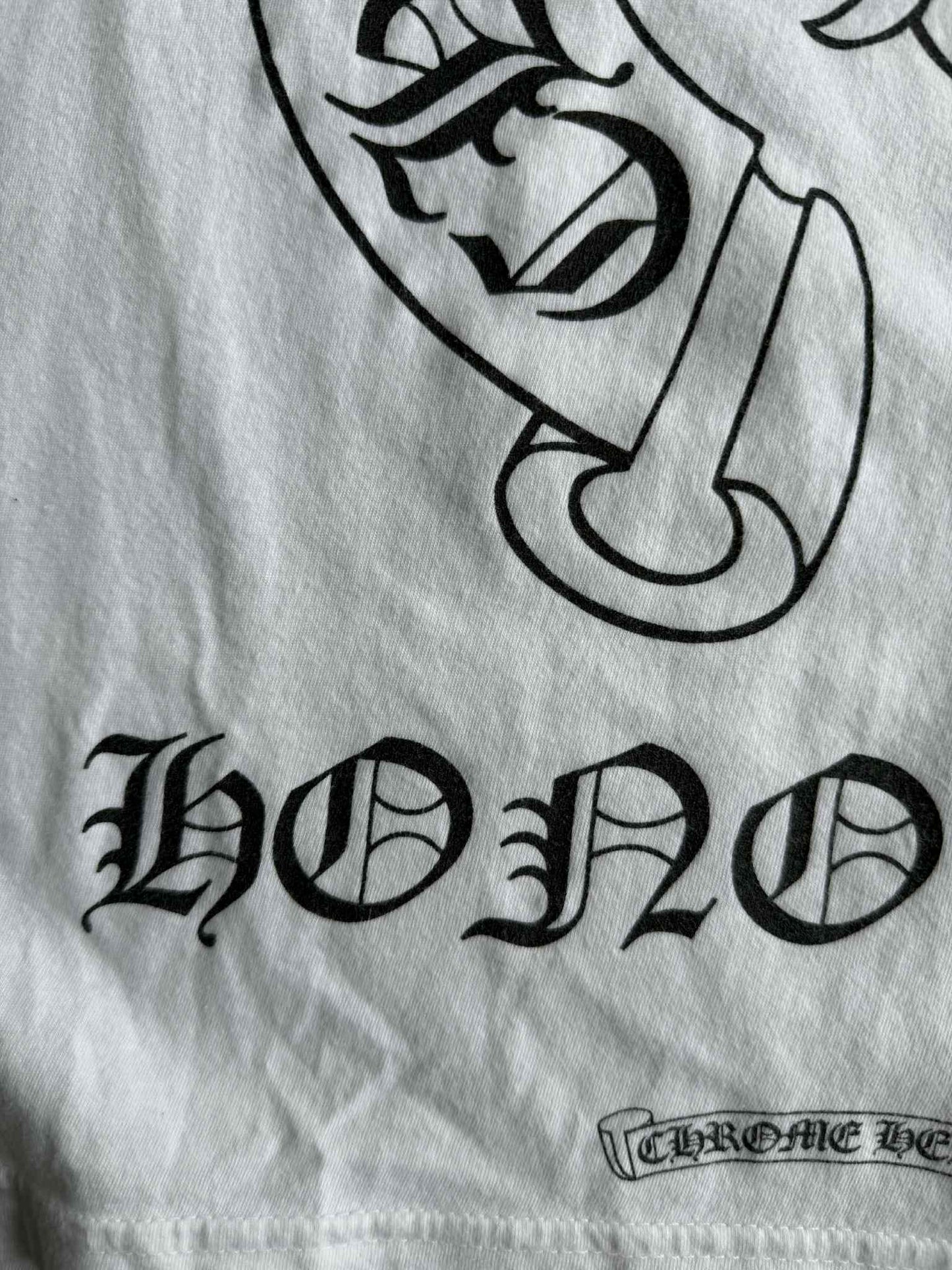 Chrome Hearts White Horseshoe Honolulu Tee