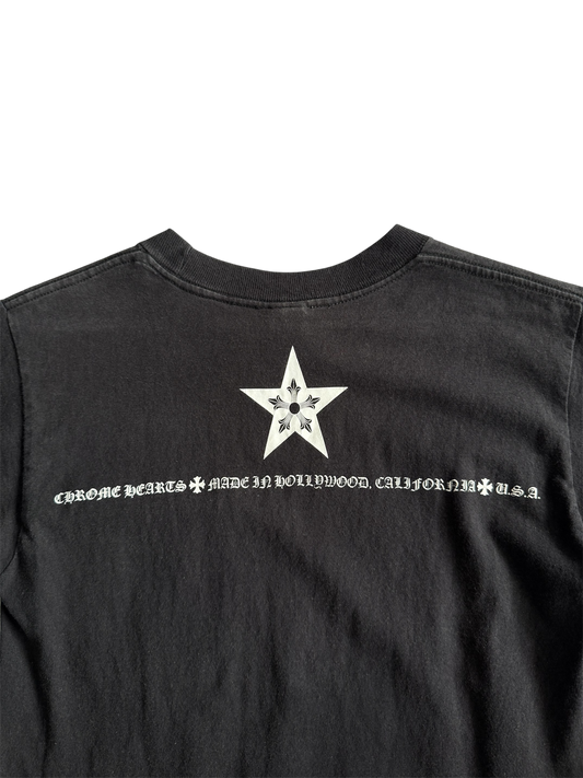 Vintage Chrome Hearts Neck Star Logo Tee